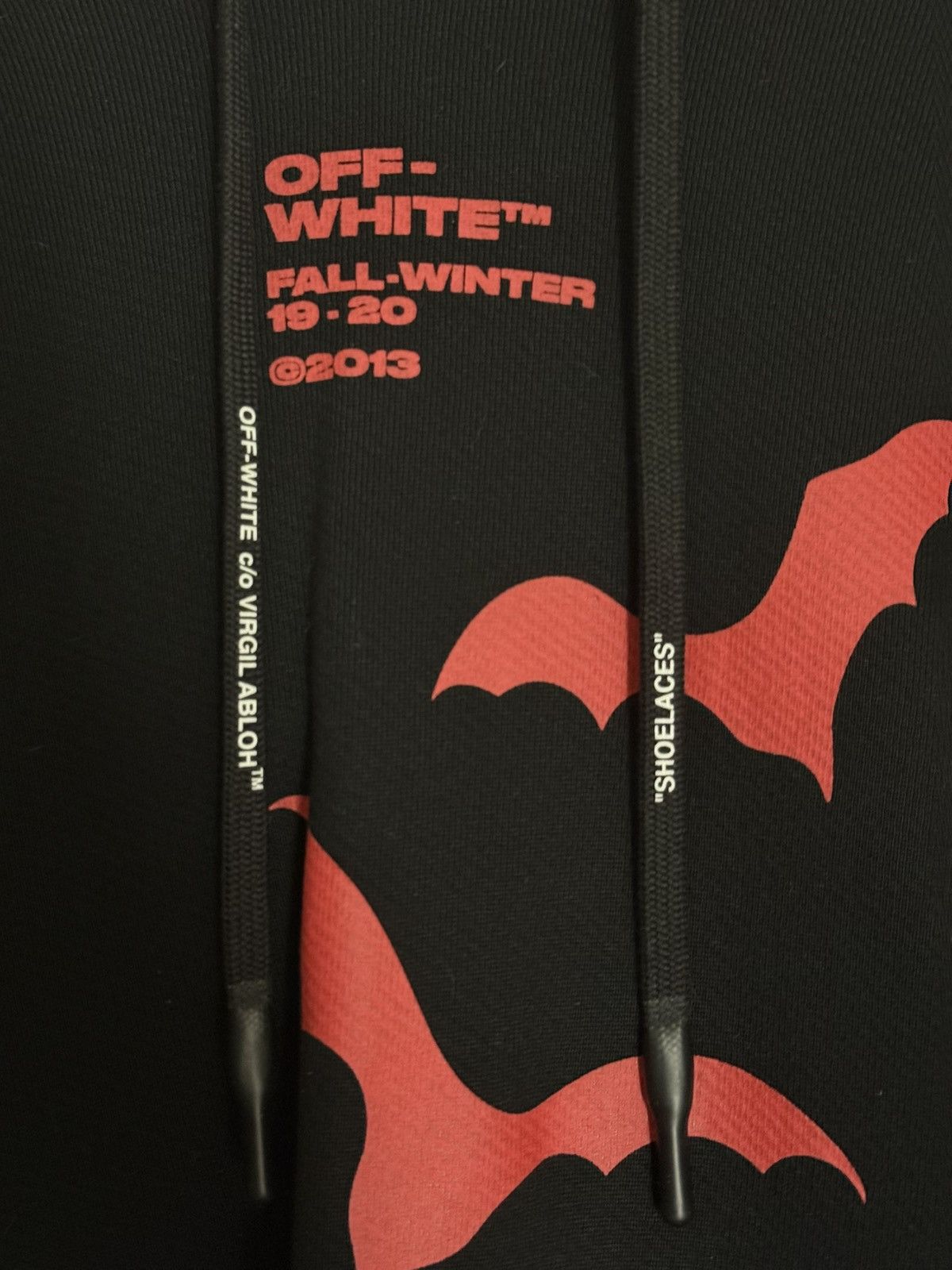 Off-White 🦇 🦇 Off White Bats Hoodie ⬛️🟥 Size US M / EU 48-50 / 2 - 1 Thumbnail