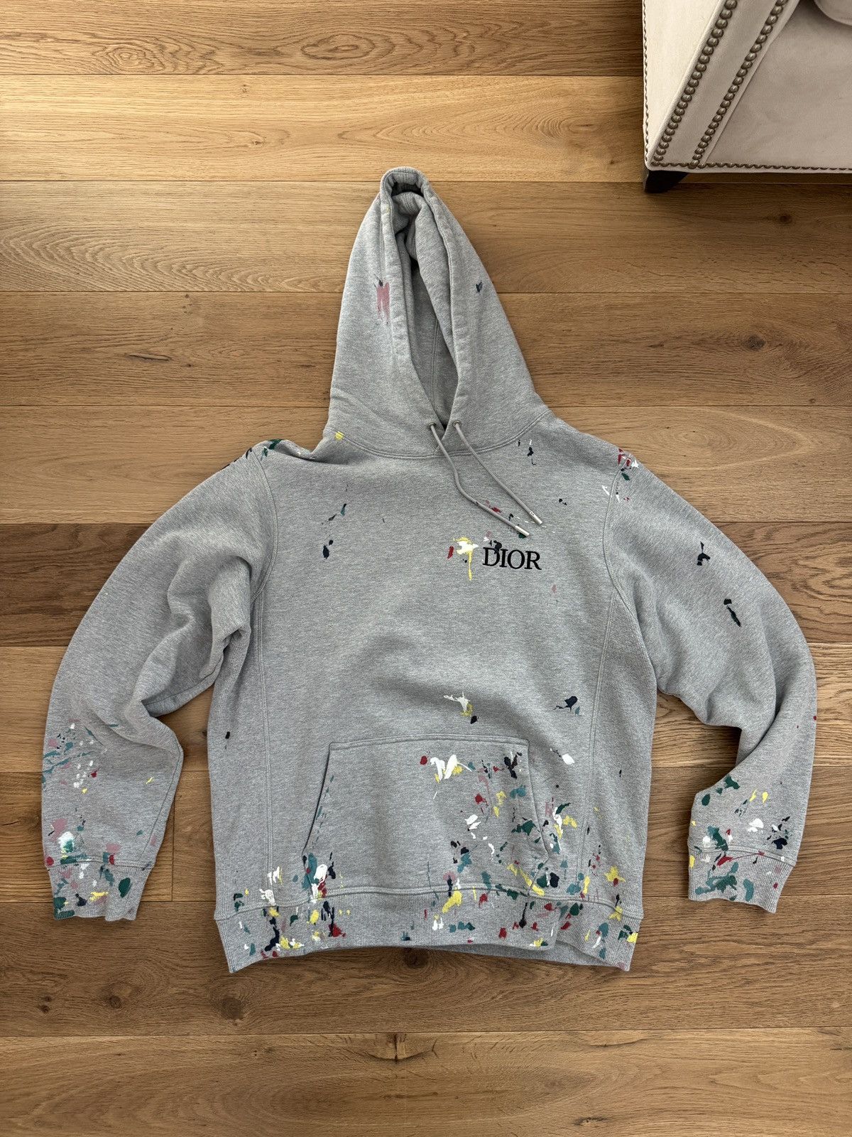 Dior DIOR MEN 2021 'Paint Splatter' Hoodie Size: l | Grailed