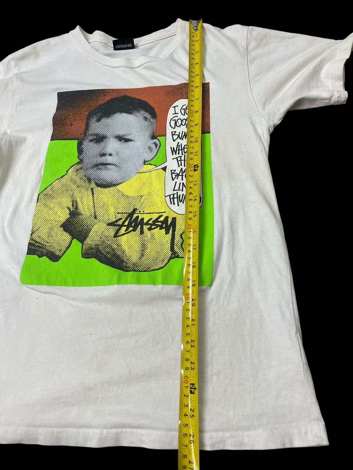 Stussy Vintage Stussy Big Logo Tshirt Streetwear Size US S / EU 44-46 / 1 - 4 Thumbnail