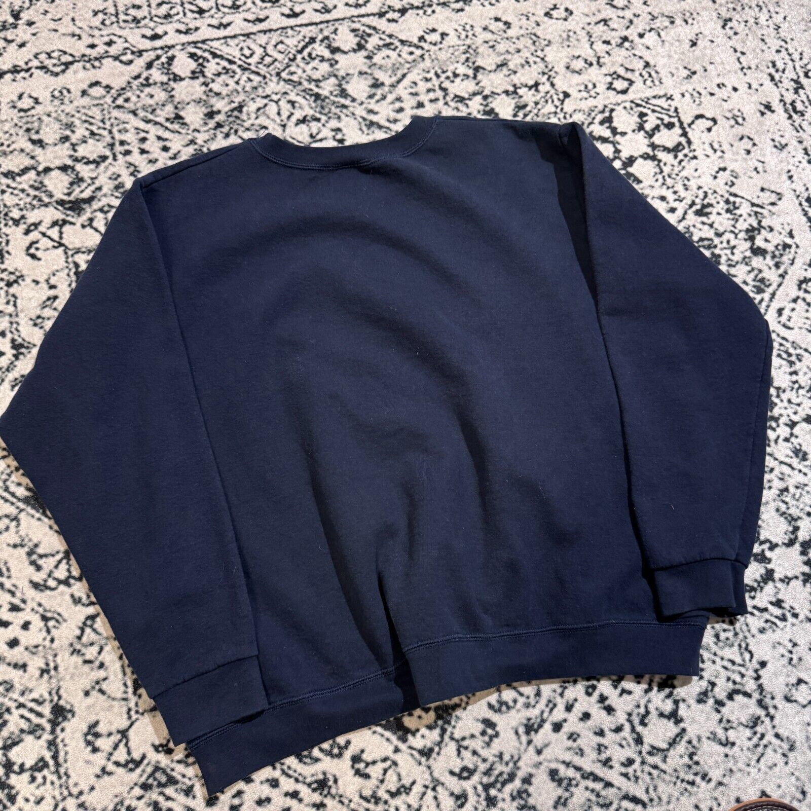 Gildan × Vintage Vintage Gildan Navy Cotton Crewneck Size L Y2K 90s Horse Size US L / EU 52-54 / 3 - 10 Thumbnail