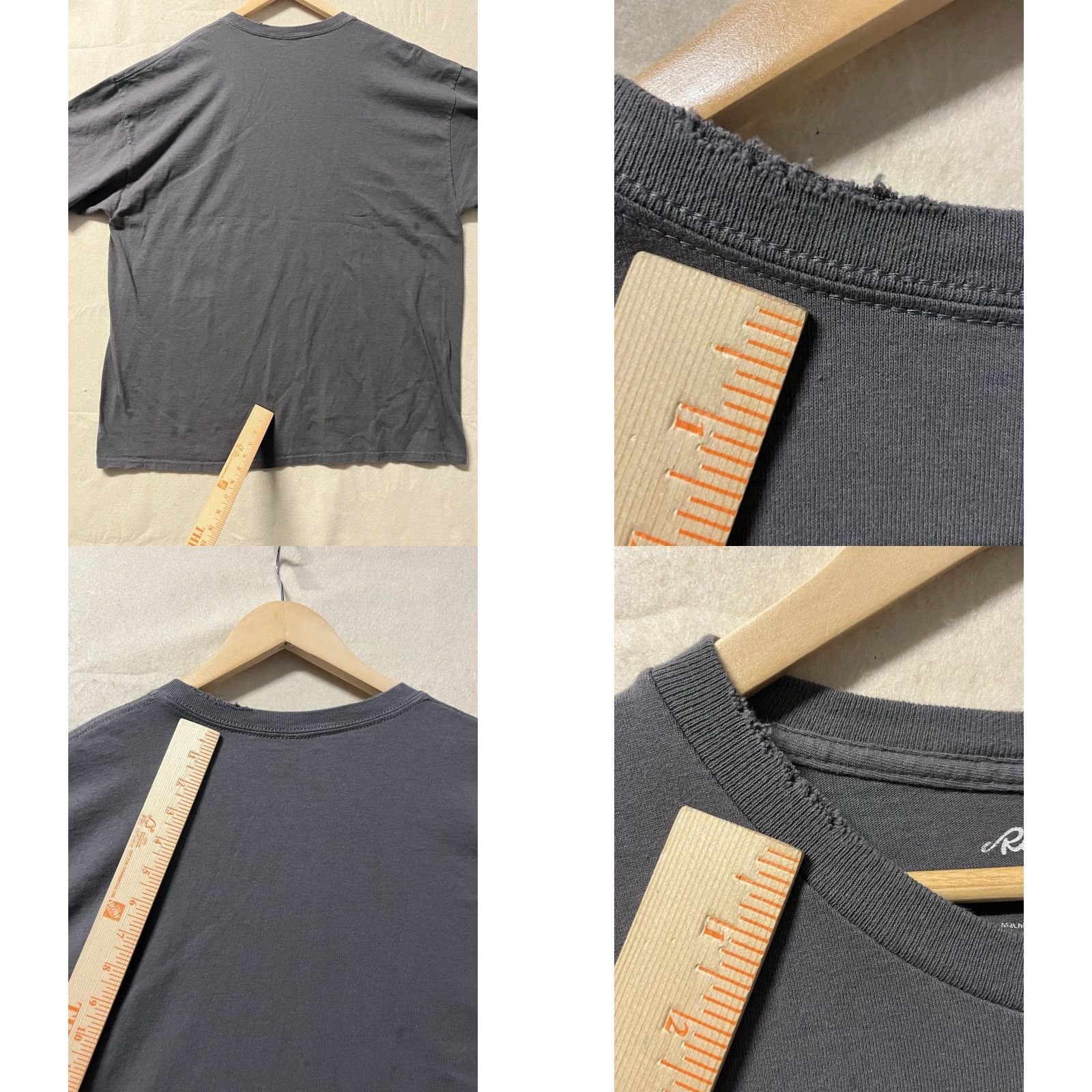 Vintage The Rolling Stones Graphic T Shirt Gray XL Women's Short Sleeve Cotton Crew Neck Pullover Casual Music Flaws Size XL / US 12-14 / IT 48-50 - 8 Thumbnail