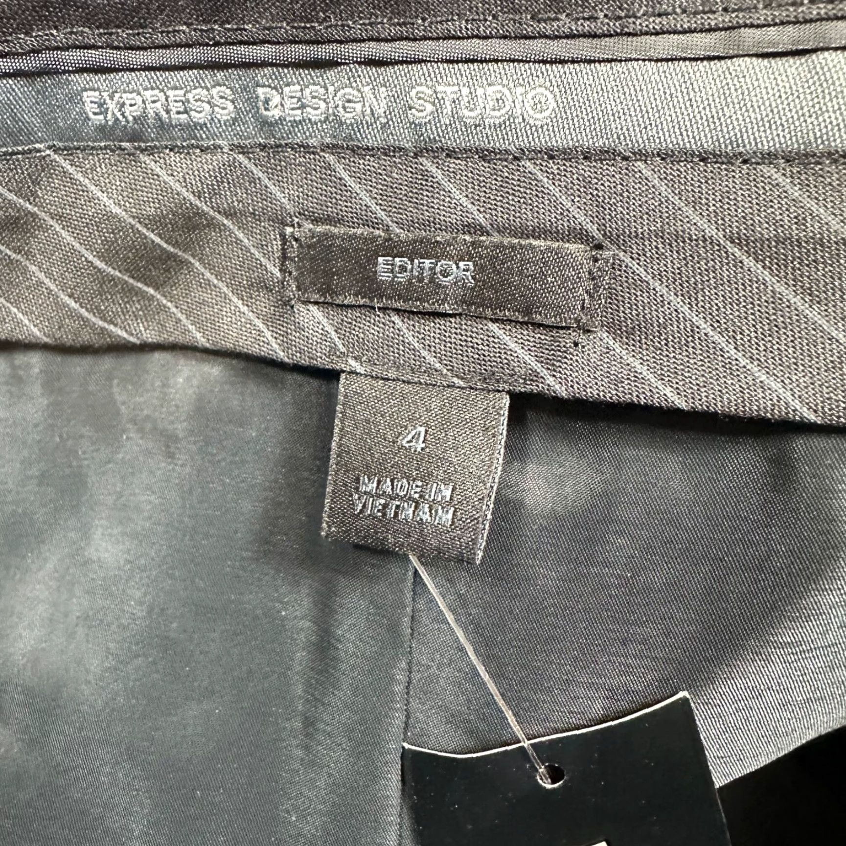 Express Express Skirt Women 4 Black Short Pencil Lined New Size 27" / US 4 / IT 40 - 6 Thumbnail