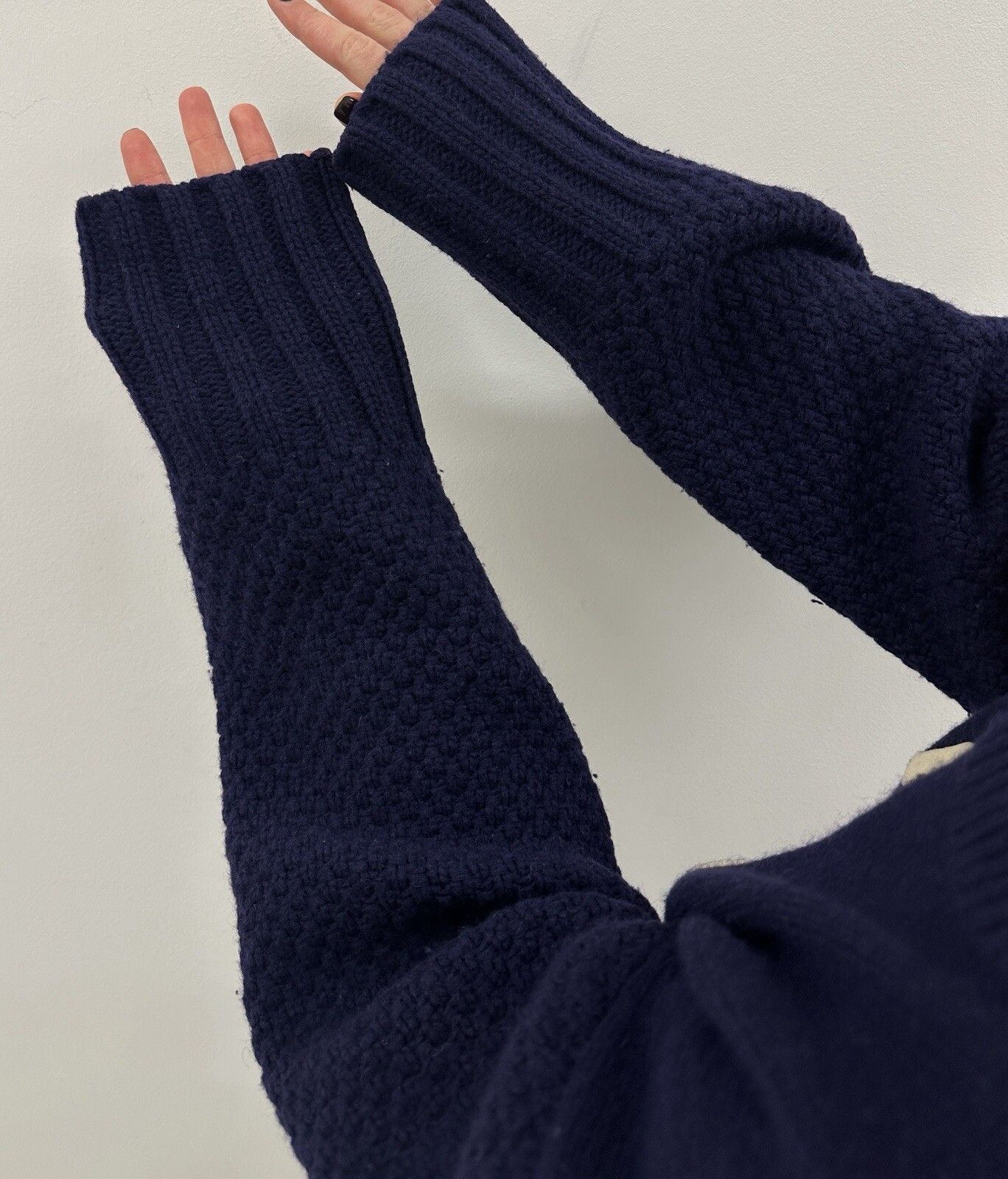 Han Kjobenhavn Han Kjobenhavn Flag Day Womens Wool Knit Sweater Blue Size XL / US 12-14 / IT 48-50 - 7 Thumbnail