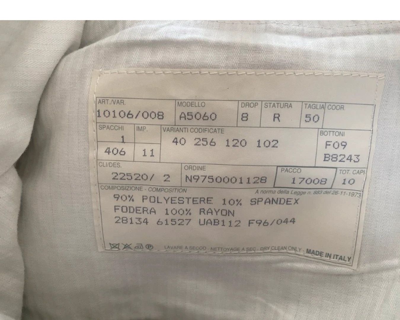 Prada S/S 1999 RUNWAY 3 BUTTON FORMAL SUIT Size 50R - 8 Thumbnail