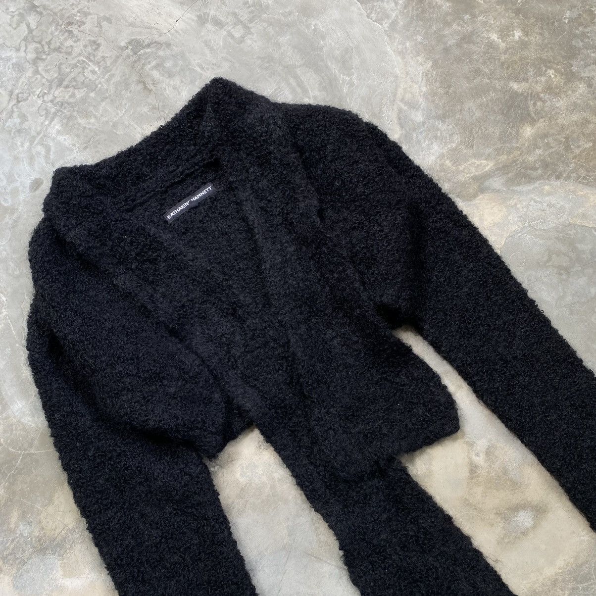Katharine Hamnett London Katharine Hamnett Wool Crop Outer Jacket Size M / US 6-8 / IT 42-44 - 2 Thumbnail