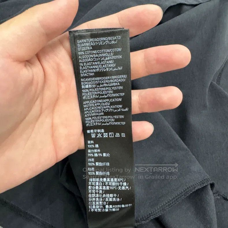 Balenciaga Balenciaga Lion head embroidered badge short-sleeve Size US L / EU 52-54 / 3 - 4 Thumbnail