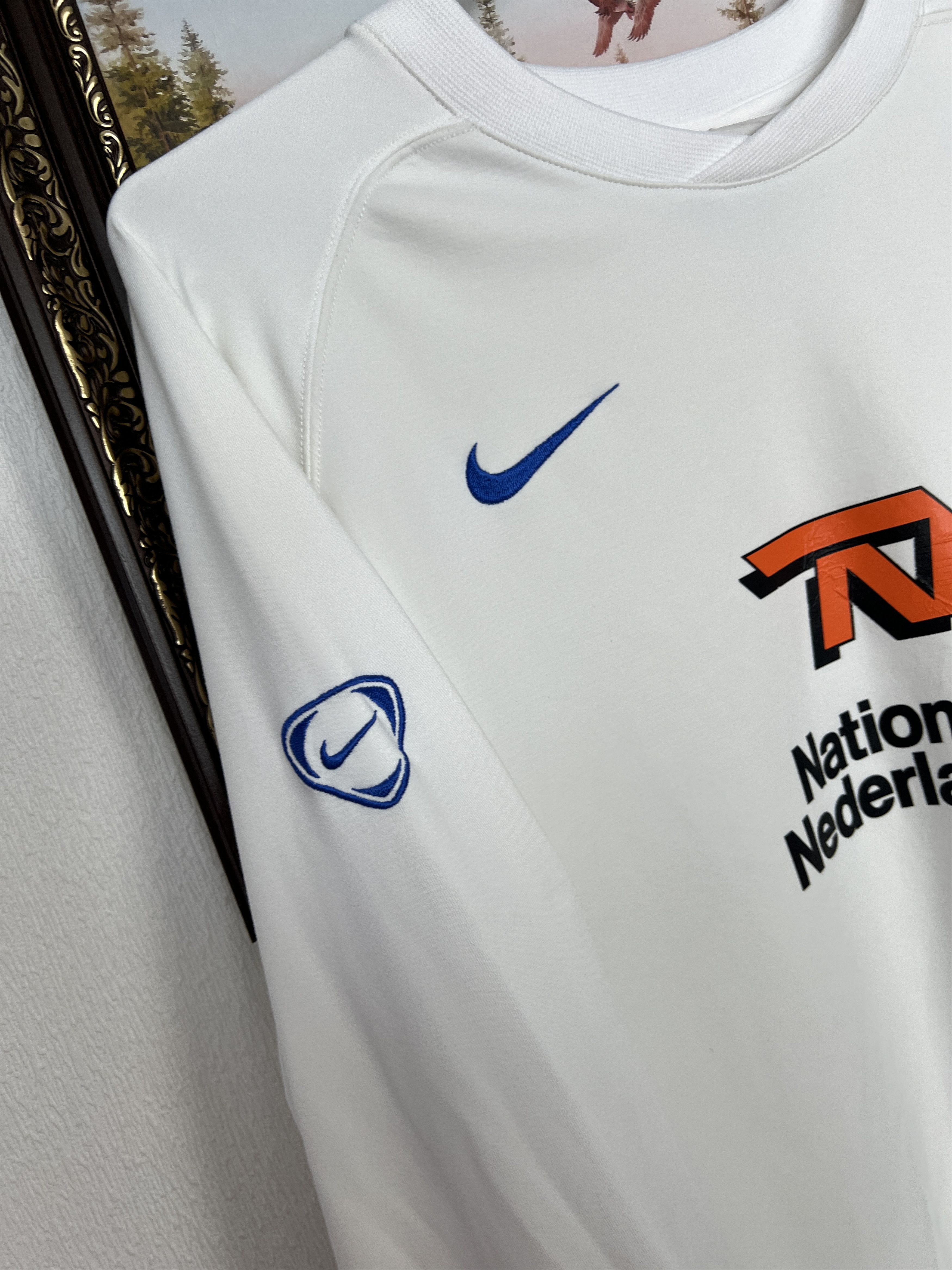 Nike Vintage Nike Netherlands Holland Football Train Sweatshirt Size US XL / EU 56 / 4 - 4 Thumbnail