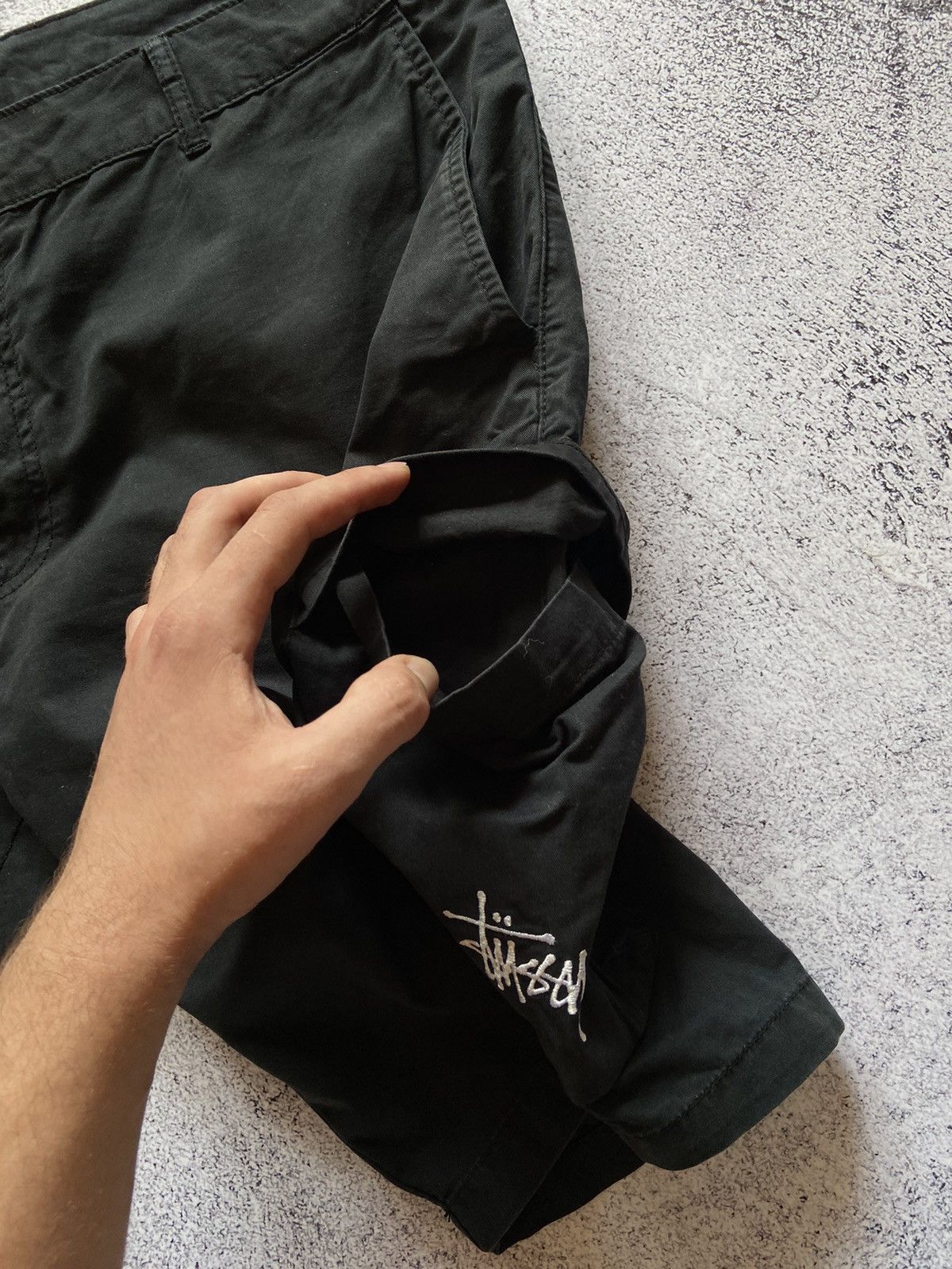 Stussy Vintage Stussy Cargo Pockets Rare Street Skate Rap Style Size US 38 / EU 54 - 4 Thumbnail