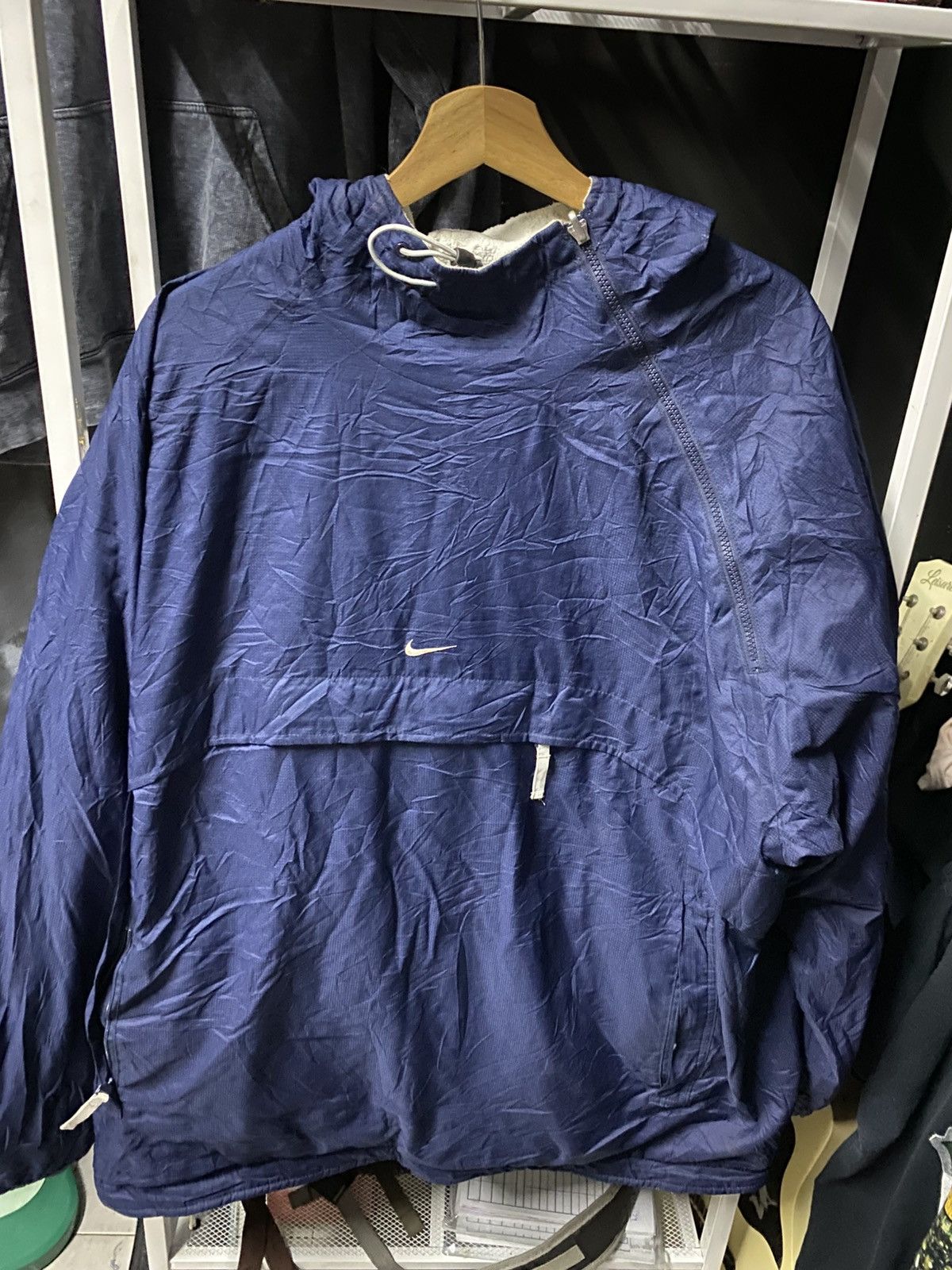 Nike × Vintage NIKE REVERSIBLE HOODIE WINDBREAKER Size US XL / EU 56 / 4 - 2 Thumbnail
