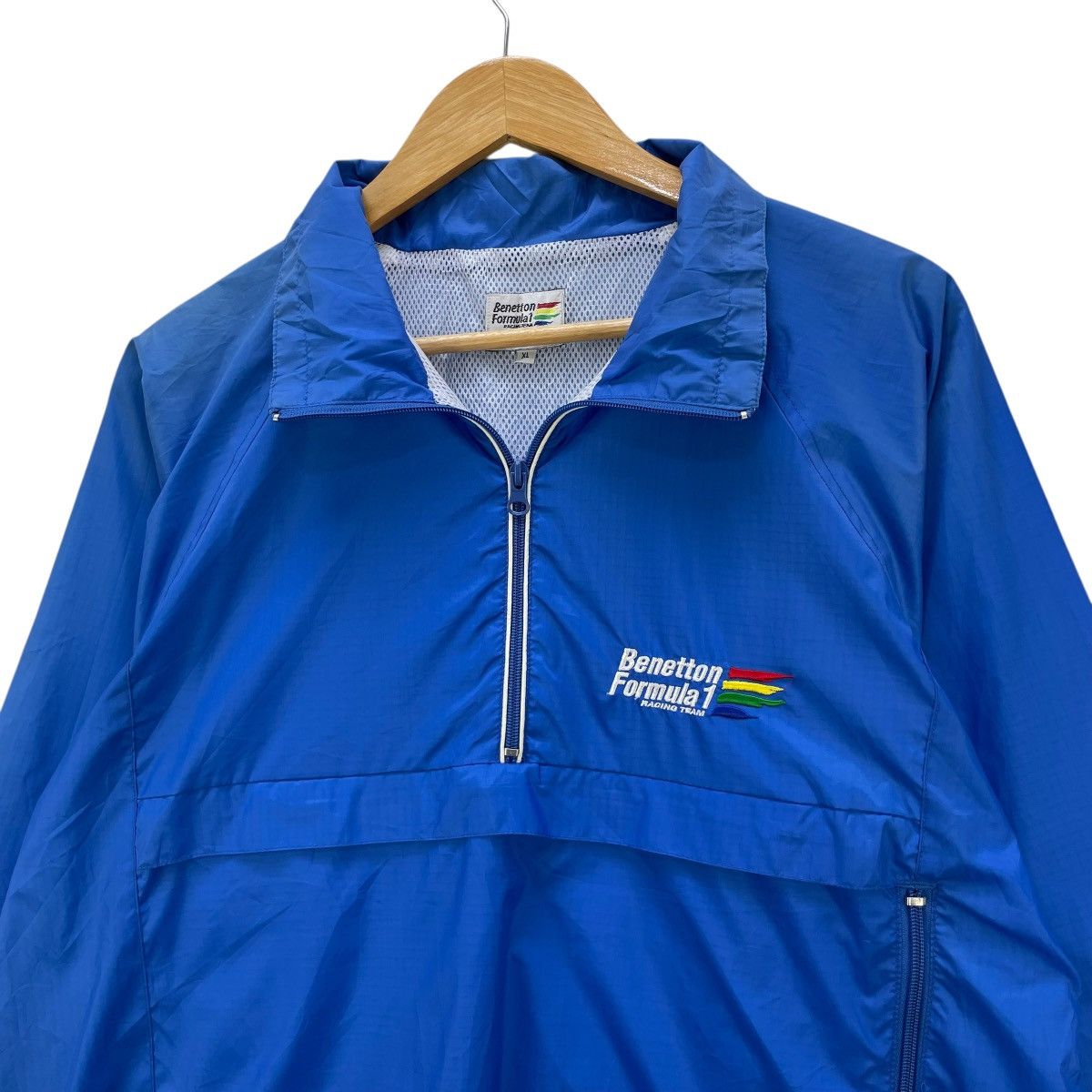 Japanese Brand 💥 vintage Benetton Formula 1 team half-zipper anorak jacket Size US M / EU 48-50 / 2 - 3 Thumbnail