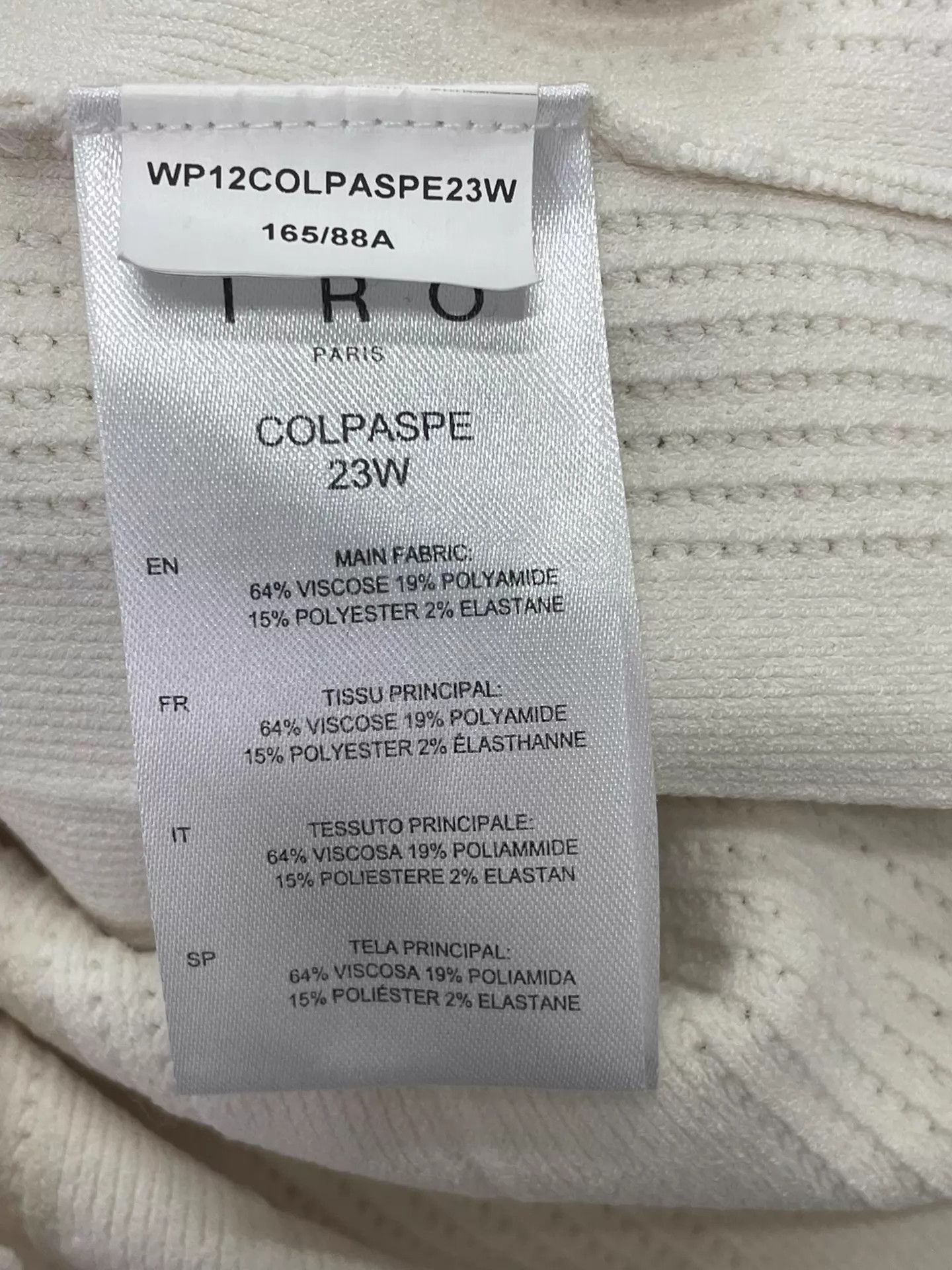 Iro IRO White Knit Short-Sleeve Top M Size M / US 6-8 / IT 42-44 - 4 Thumbnail