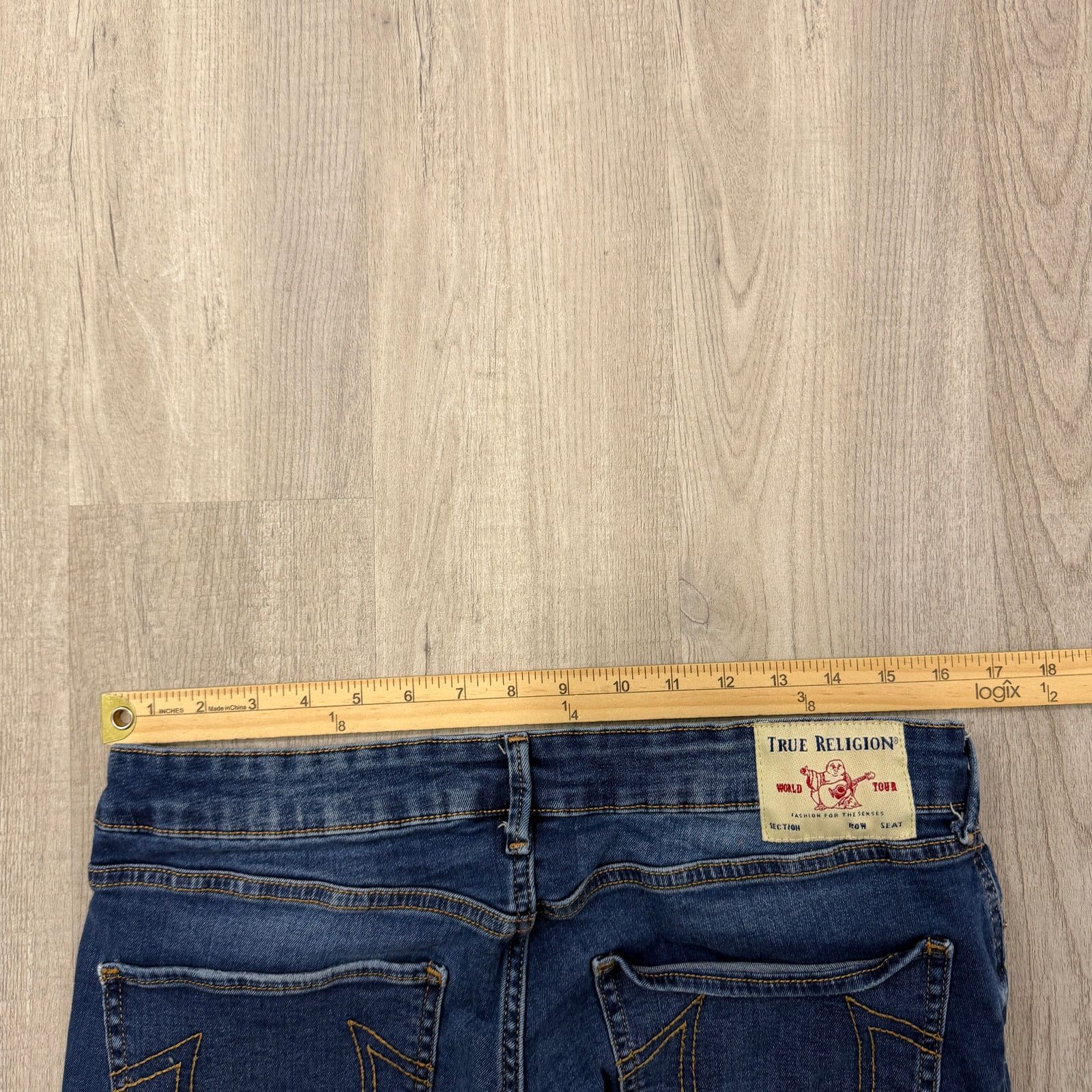 True Religion True Religion Jennie Curvy Mid Rise Skinny Jeans Women's 34 Size 34" / US 12 / IT 48 - 10 Thumbnail