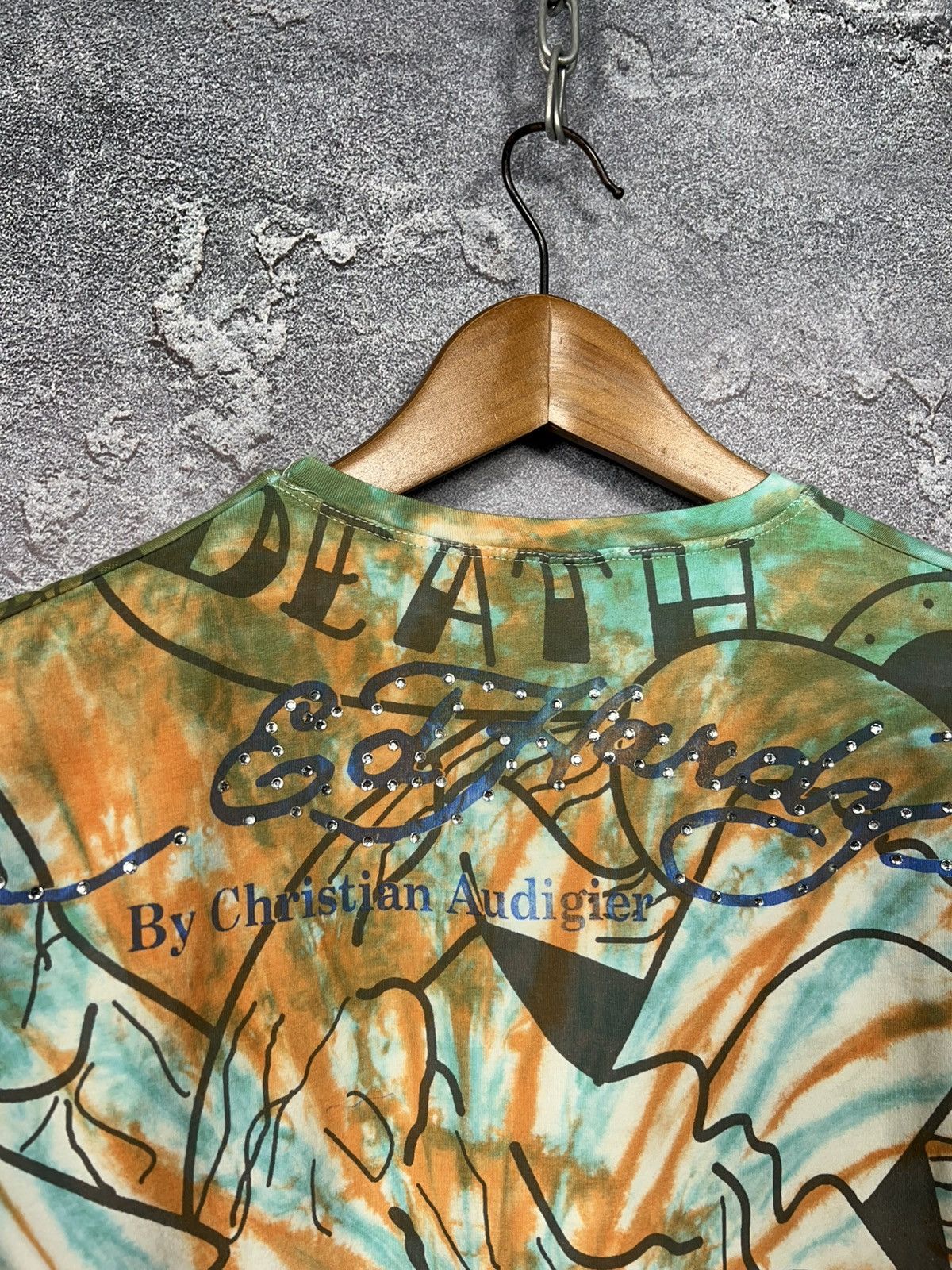 Ed Hardy Vintage Y2K Ed Hardy All Over Print Tie Dye T-shirt Tee Size US S / EU 44-46 / 1 - 11 Thumbnail