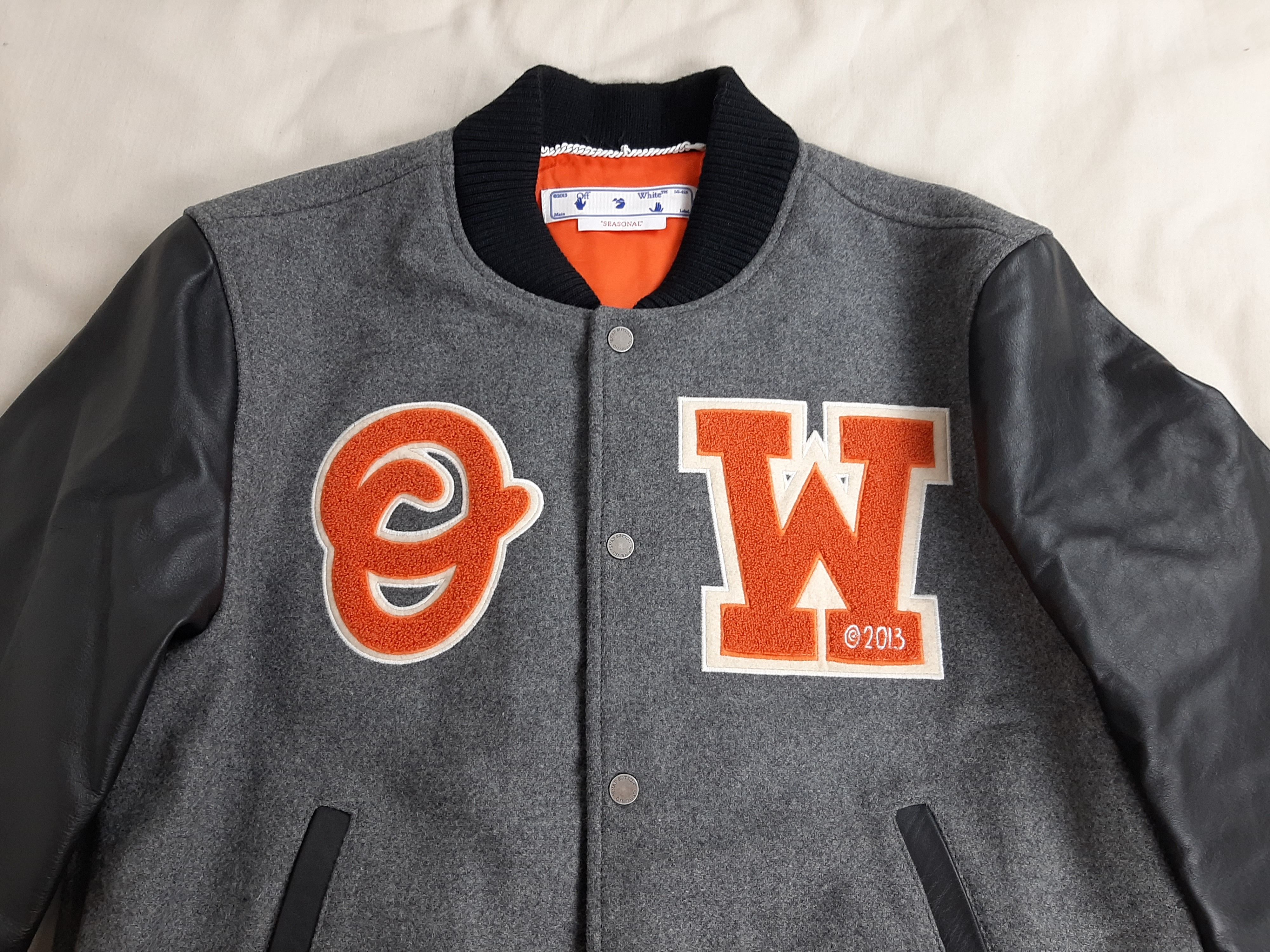 Off-White Off-White Patchwork Varsity Jacket Size M Seen on Ludacris Size US M / EU 48-50 / 2 - 4 Thumbnail