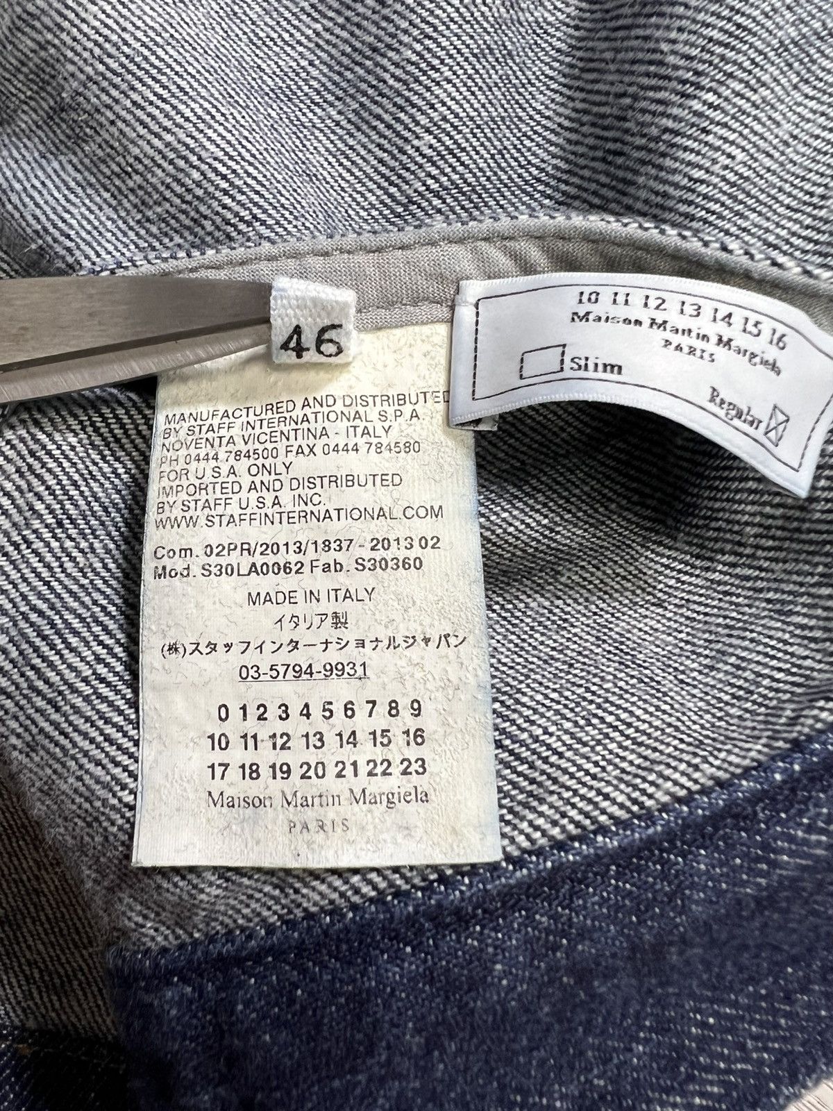 Maison Margiela Maison Margiela - A/W 13’ - Reversible Denim Jeans Size US 30 / EU 46 - 17 Thumbnail