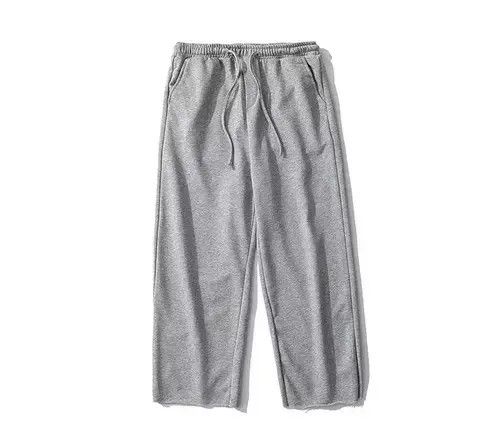Japanese Brand 20AW Indigo Union Japan Grey Straight Legs Sweatpants Size US 33 - 1 Thumbnail