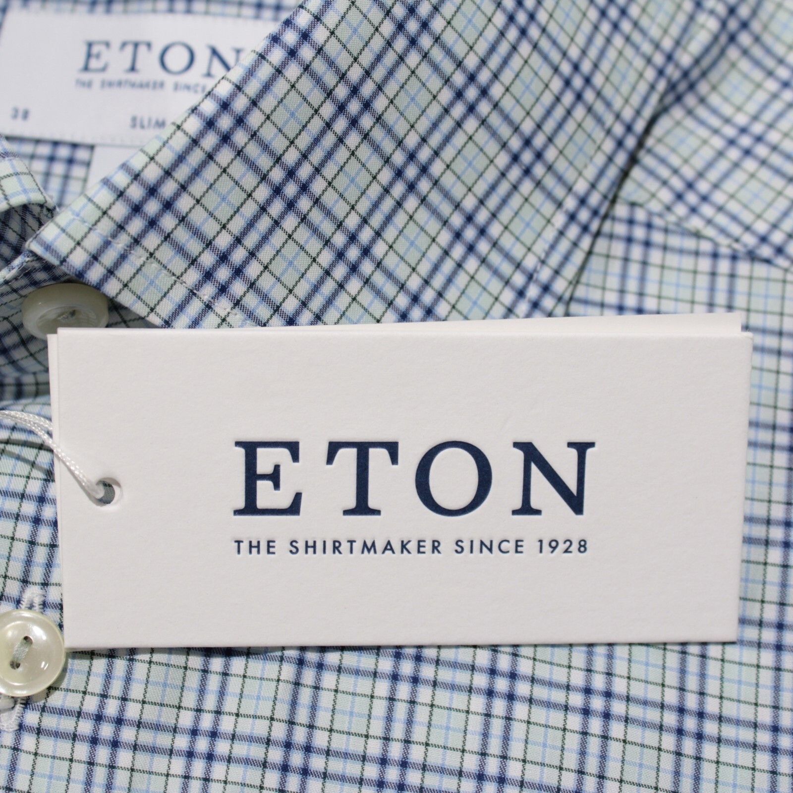 Eton Eton New with tags Shirt Size S US In Blue Size US S / EU 44-46 / 1 - 2 Thumbnail