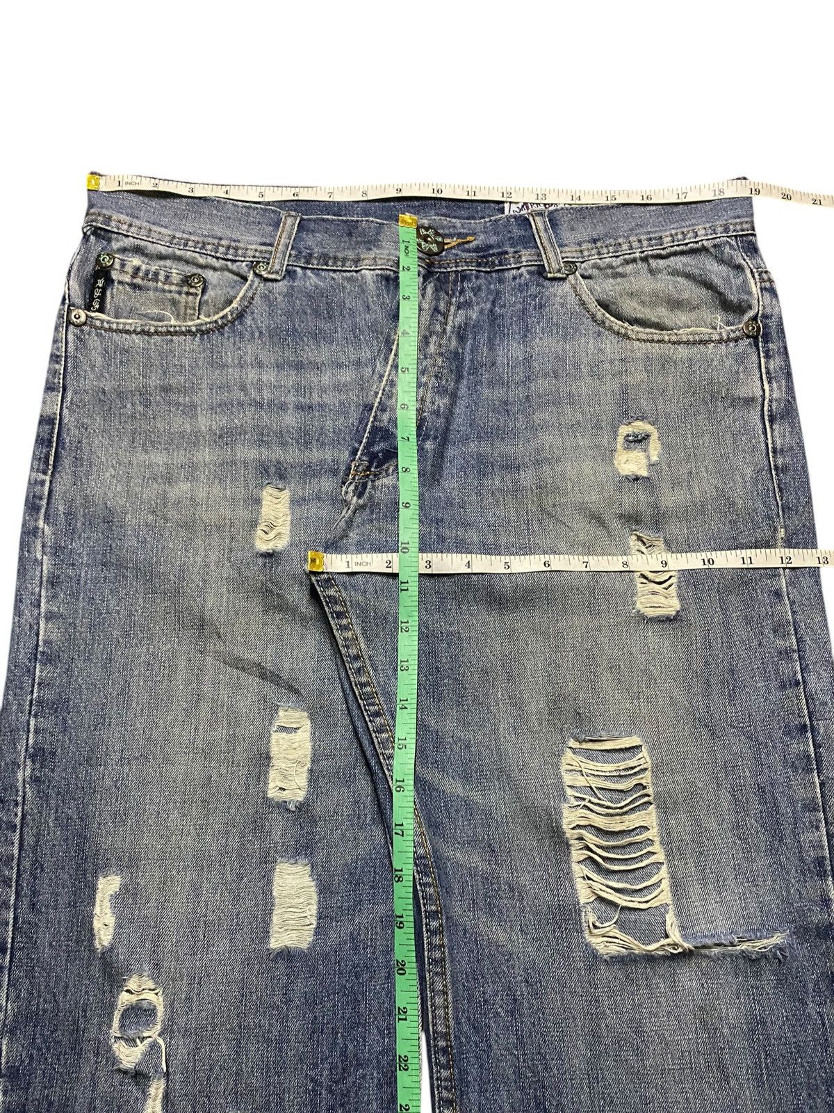 Other Vintage America&First Denim Tears Baggy Jeans Size US 38 / EU 54 - 9 Thumbnail