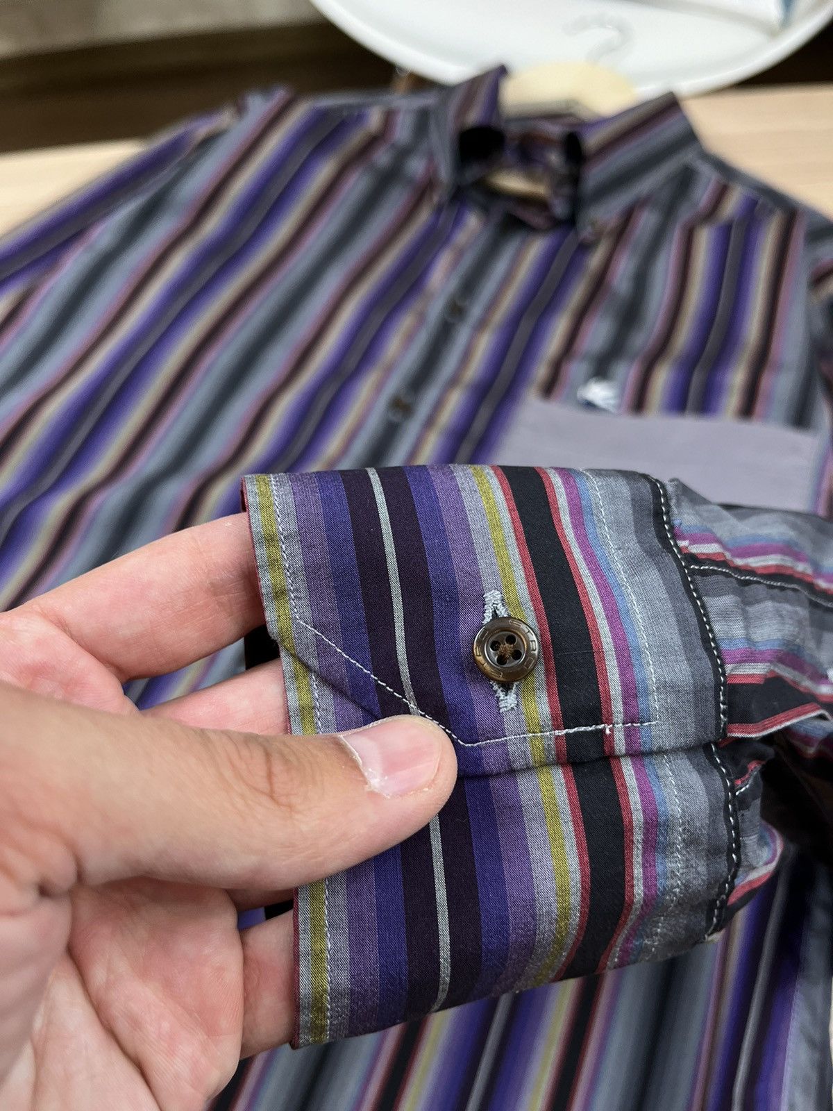 Designer × Etro Vintage Luxury Etro Shirts Size US XL / EU 56 / 4 - 6 Thumbnail