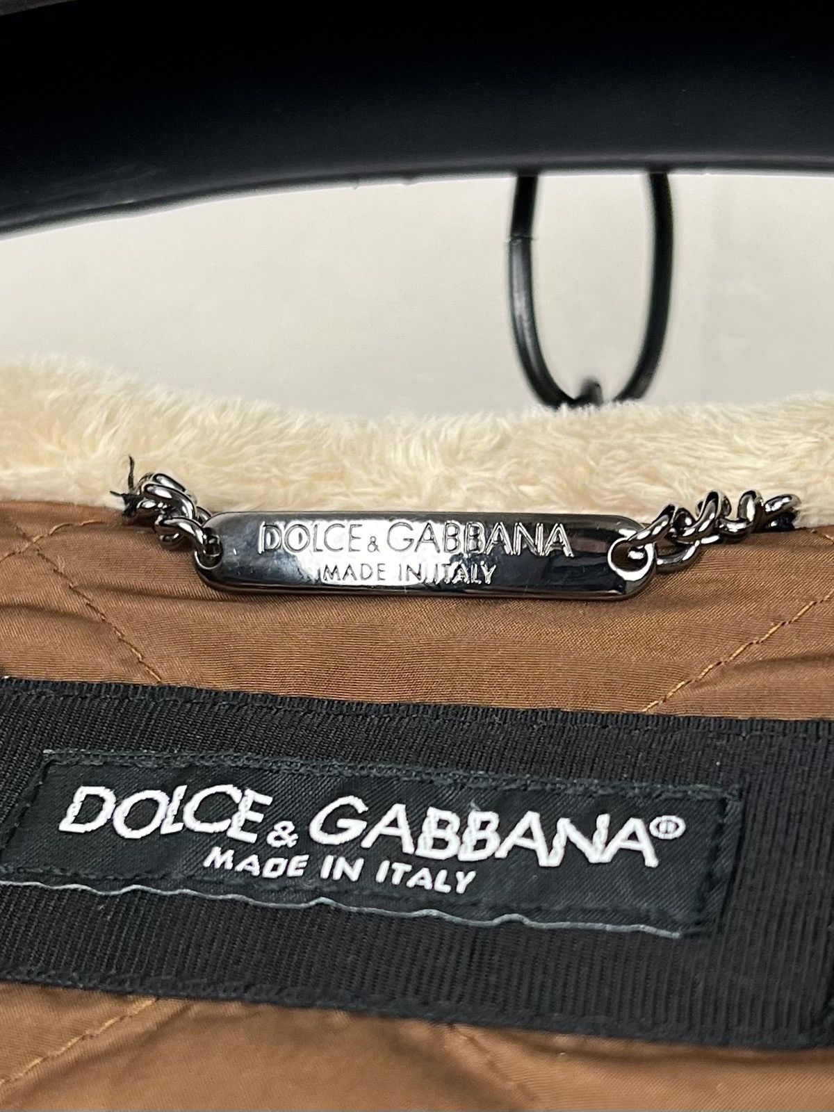 Dolce & Gabbana DOLCE&GABBANA Jacket Faux Fur Teddy Bear Hood DG Millennials Size US M / EU 48-50 / 2 - 10 Thumbnail