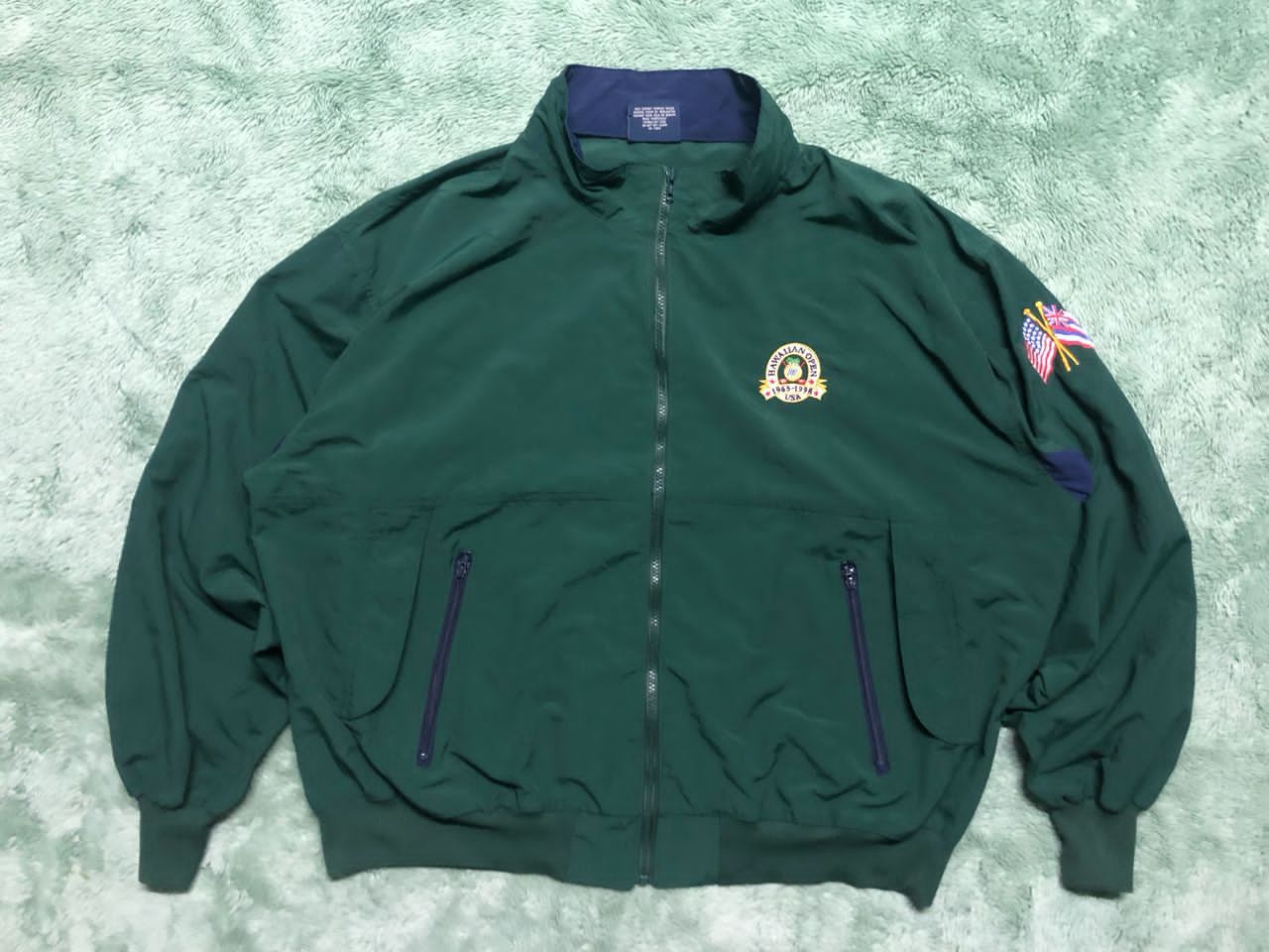 VINTAGE 1998 HAWAIIAN OPEN WAIALAE CC LIGHT JACKET OVERSIZED