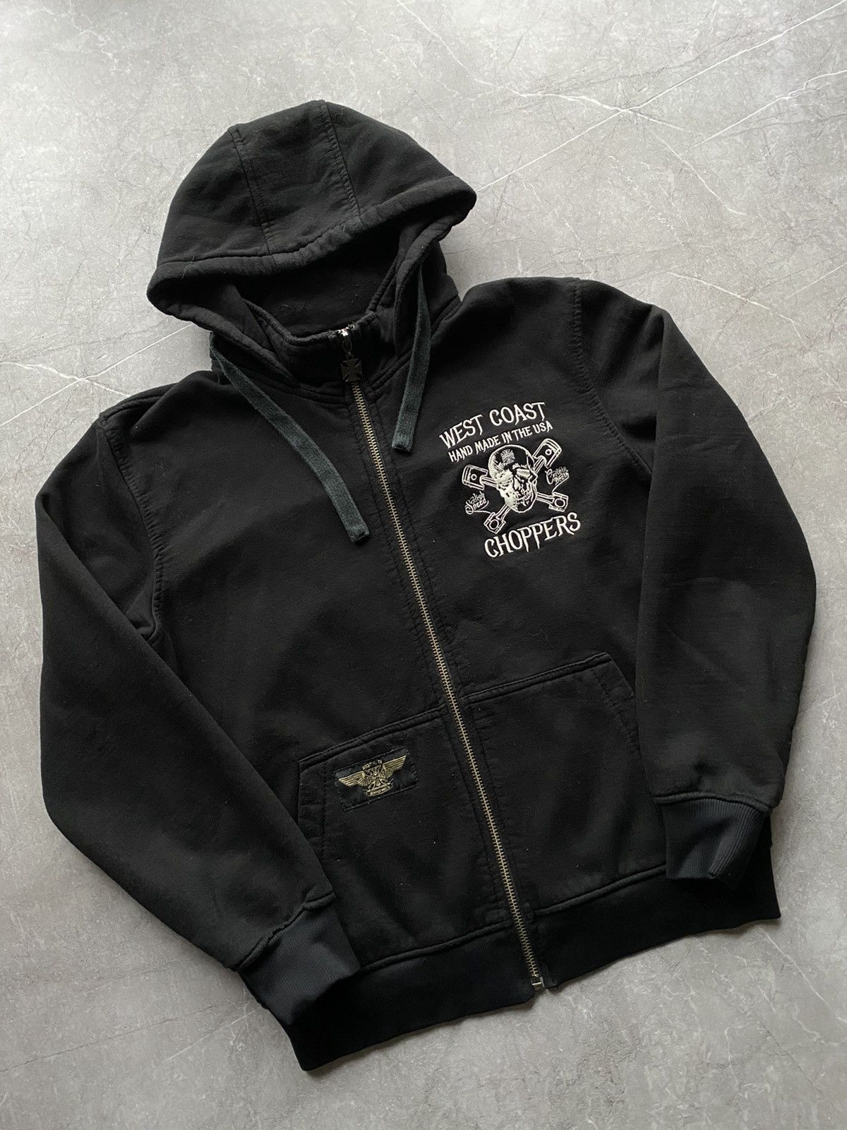 West Coast Choppers Vintage Y2K West Coast Choppers High Speed Hoodie Full Zip Size US L / EU 52-54 / 3 - 3 Thumbnail