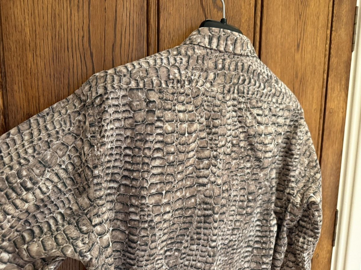 Saint Laurent Paris SS14 Saint Laurent crocodile shirt Hedi Slimane 40 Size US L / EU 52-54 / 3 - 19 Thumbnail