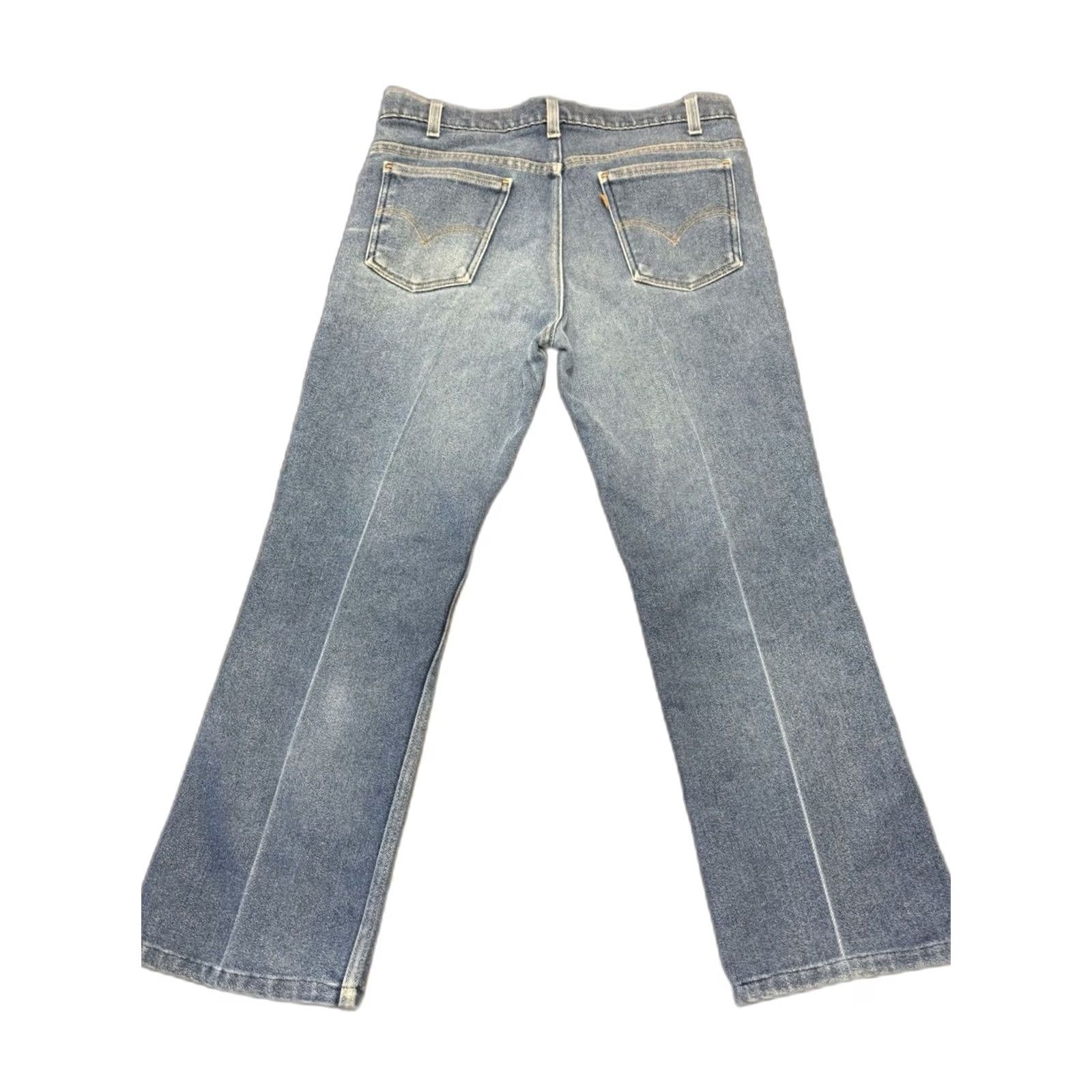 Levi's Levi’s 530 Orange Tab Pleated Jeans Blue Denim 34x26 Vintage 90s Mens Jeans Straight Regular Blue Den im 90s Size US 34 / EU 50 - 7 Thumbnail