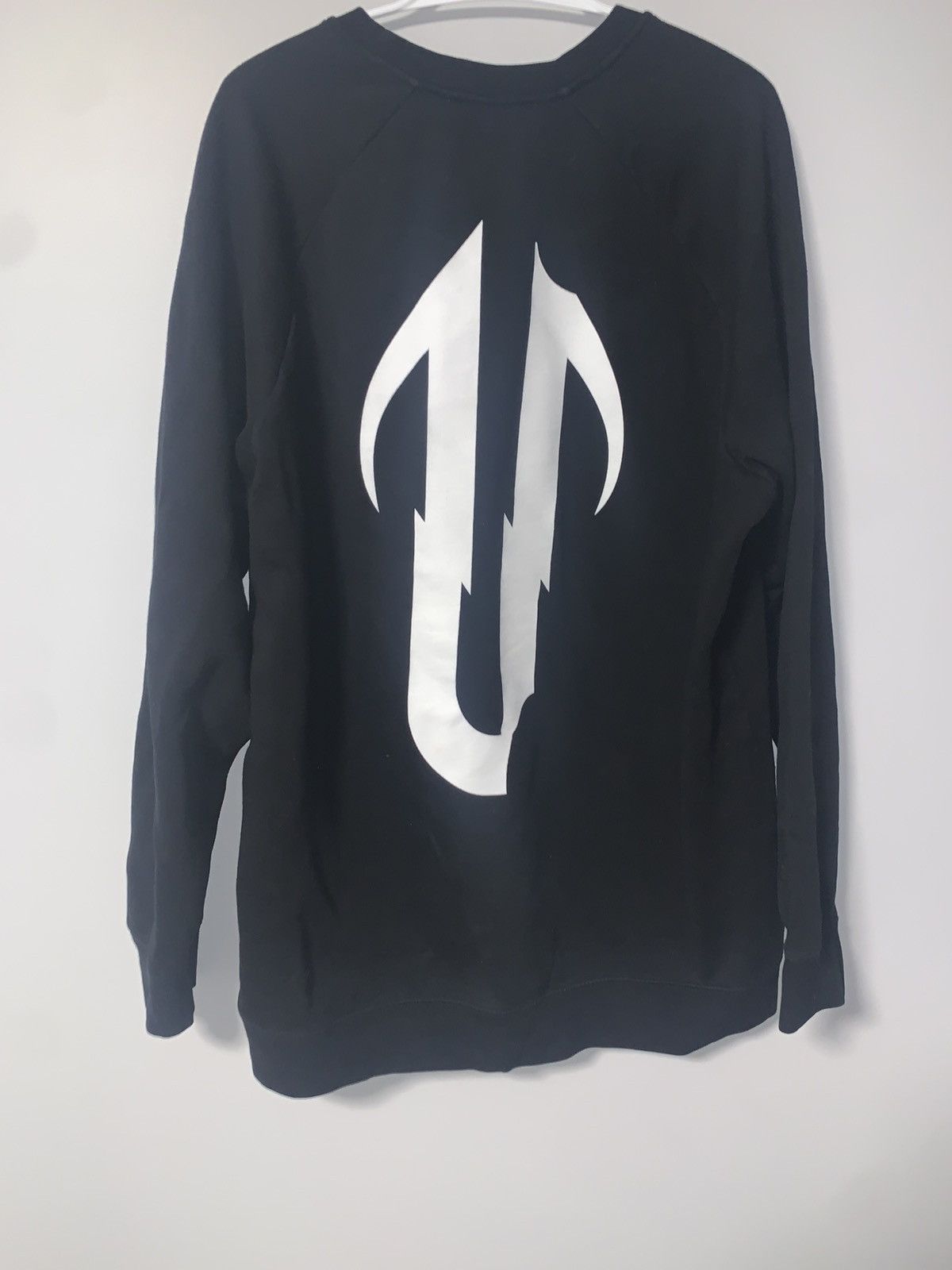 Vlone Vlone Volume Sweater Crewneck Lightning Logo Black White Size US XXL / EU 58 / 5 - 8 Thumbnail
