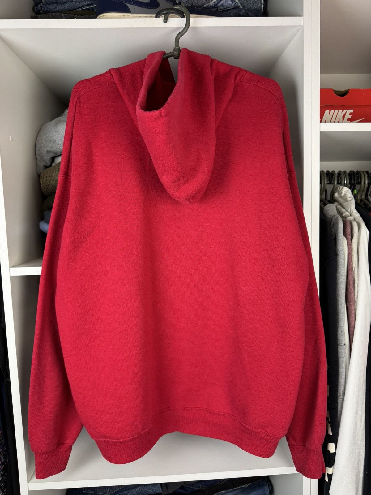Hanes Hanes Red Blank Hoodie Size US XL / EU 56 / 4 - 14 Thumbnail