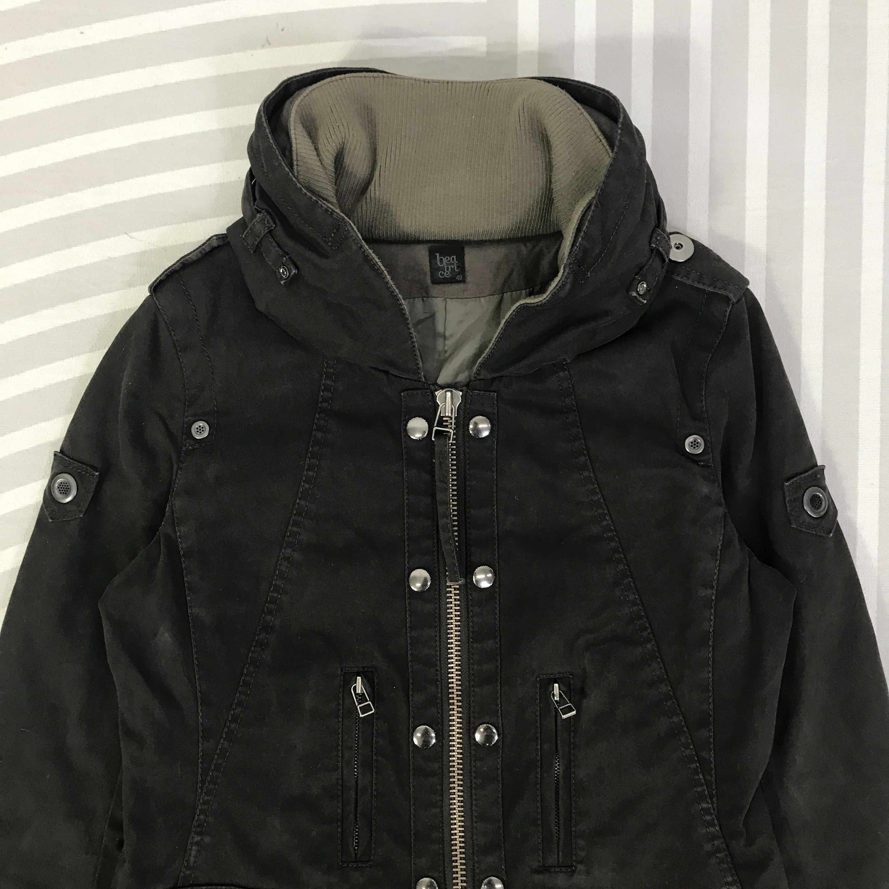Japanese Brand Vintage Beatrice Japan punk Long Bono Jacket K95B8 Size US M / EU 48-50 / 2 - 2 Thumbnail
