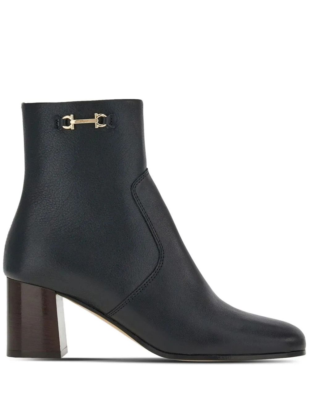 Salvatore Ferragamo o1y0326 Ankle Boots in Black Size US 7.5 / IT 37.5 - 1 Thumbnail