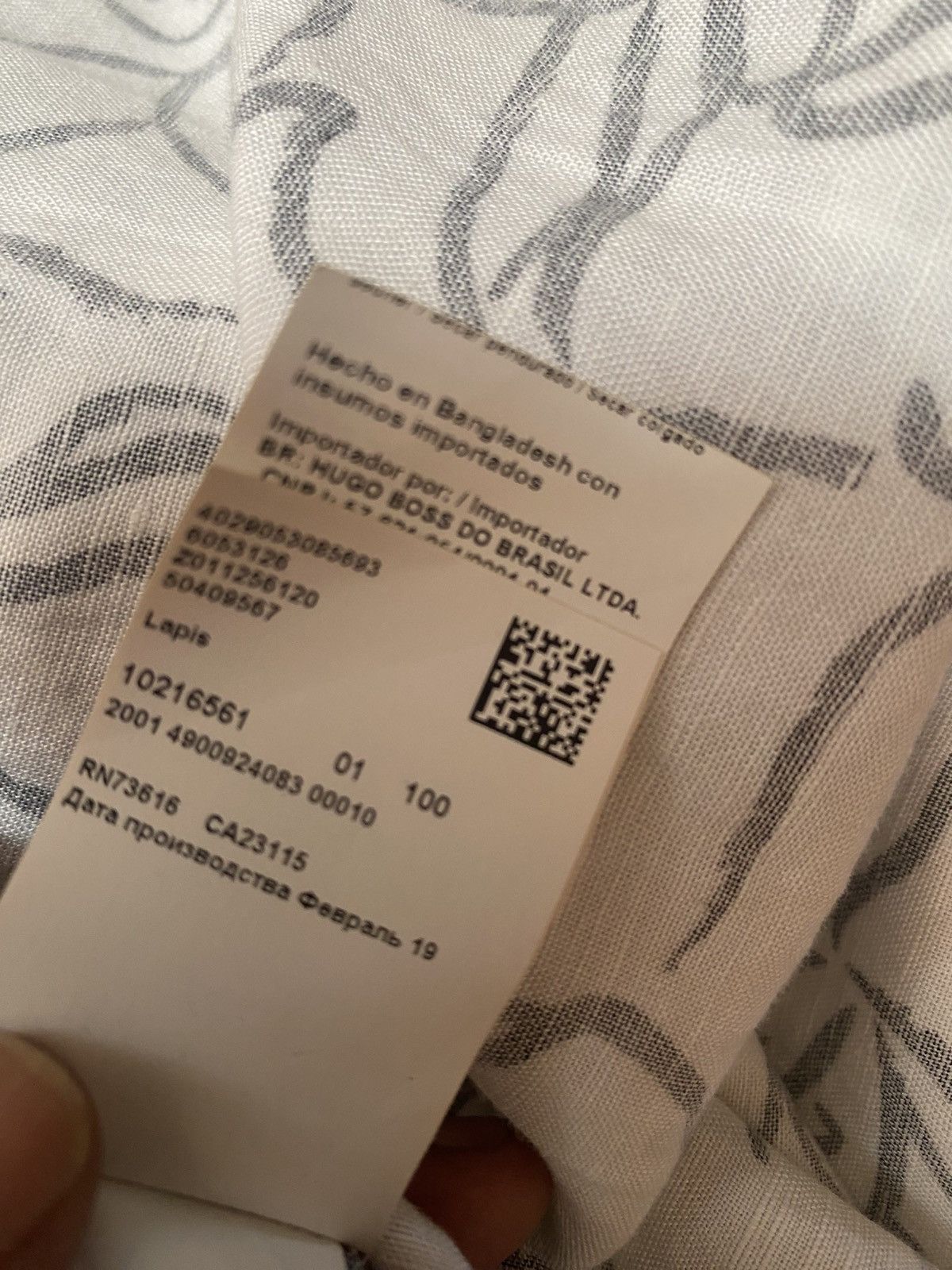 Hugo Boss BOSS Camp Shirt Size XS Oversized Size US XS / EU 42 / 0 - 6 Thumbnail
