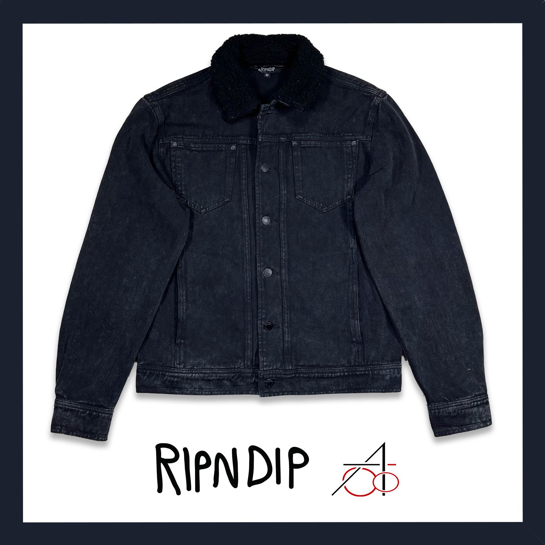 RIPNDIP Ripndip denim overshirt jacket • M size Size US M / EU 48-50 / 2 - 1 Thumbnail