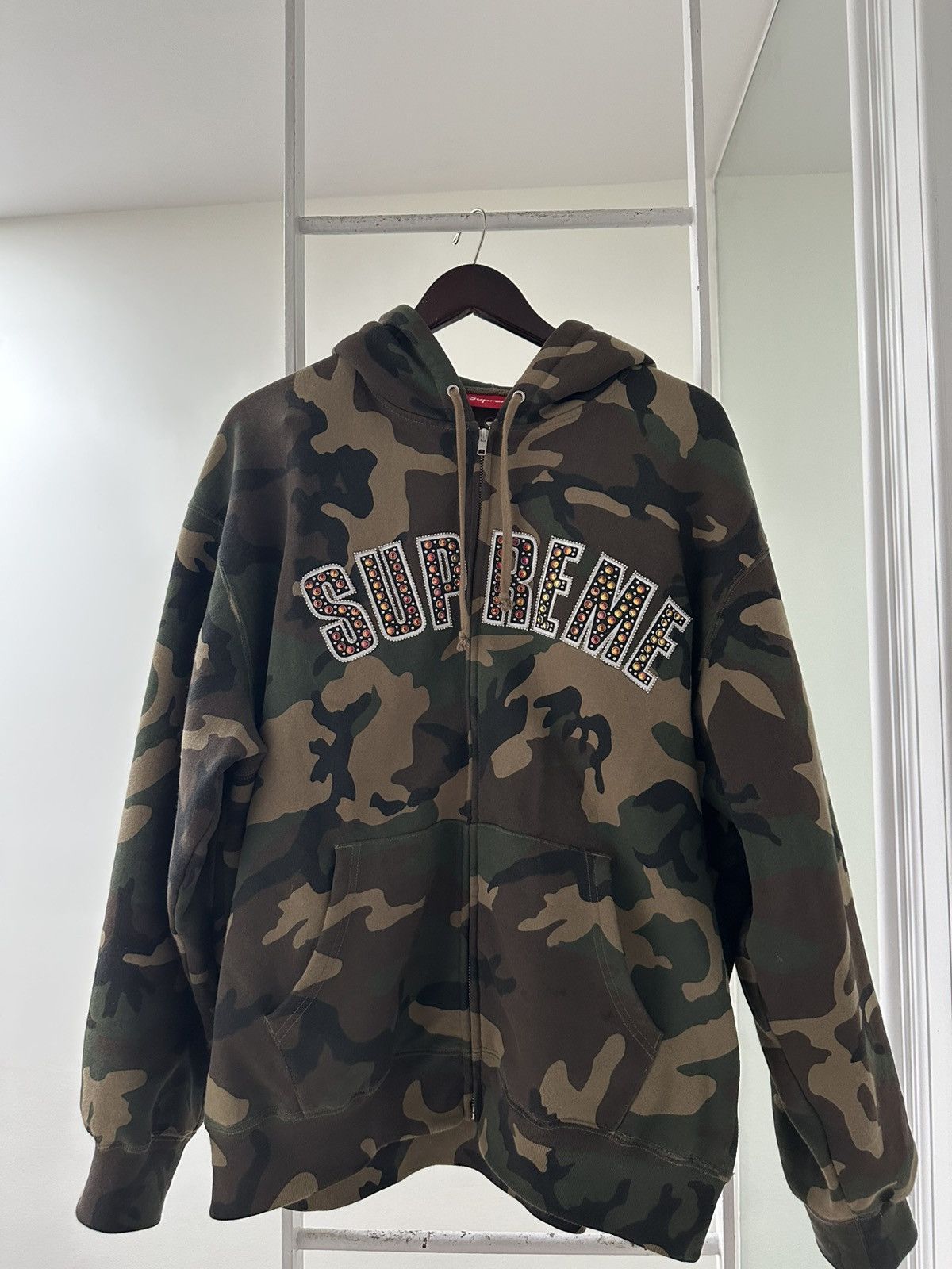 B.B. Simon × Supreme Camo zip hoodie | Grailed
