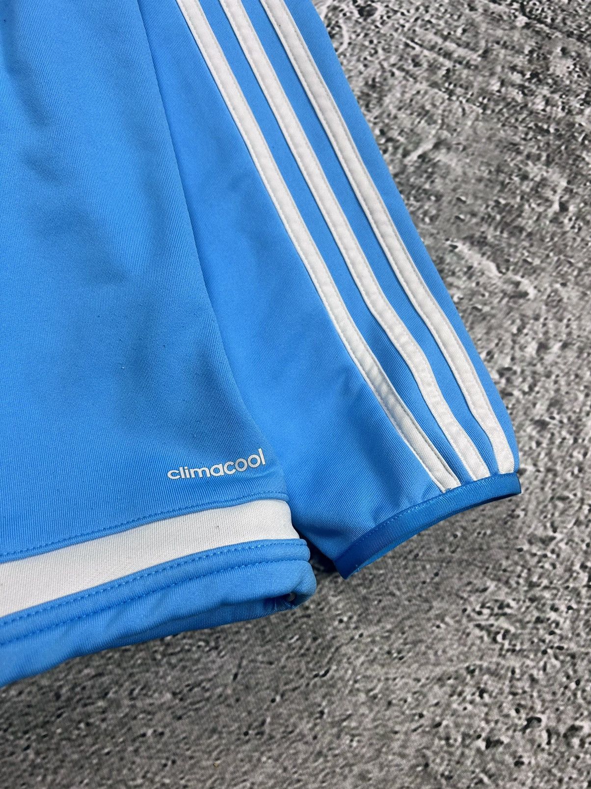 Adidas Olympique Marseille Adidas sweatshirt asymmetrical zip blue Size US S / EU 44-46 / 1 - 4 Thumbnail
