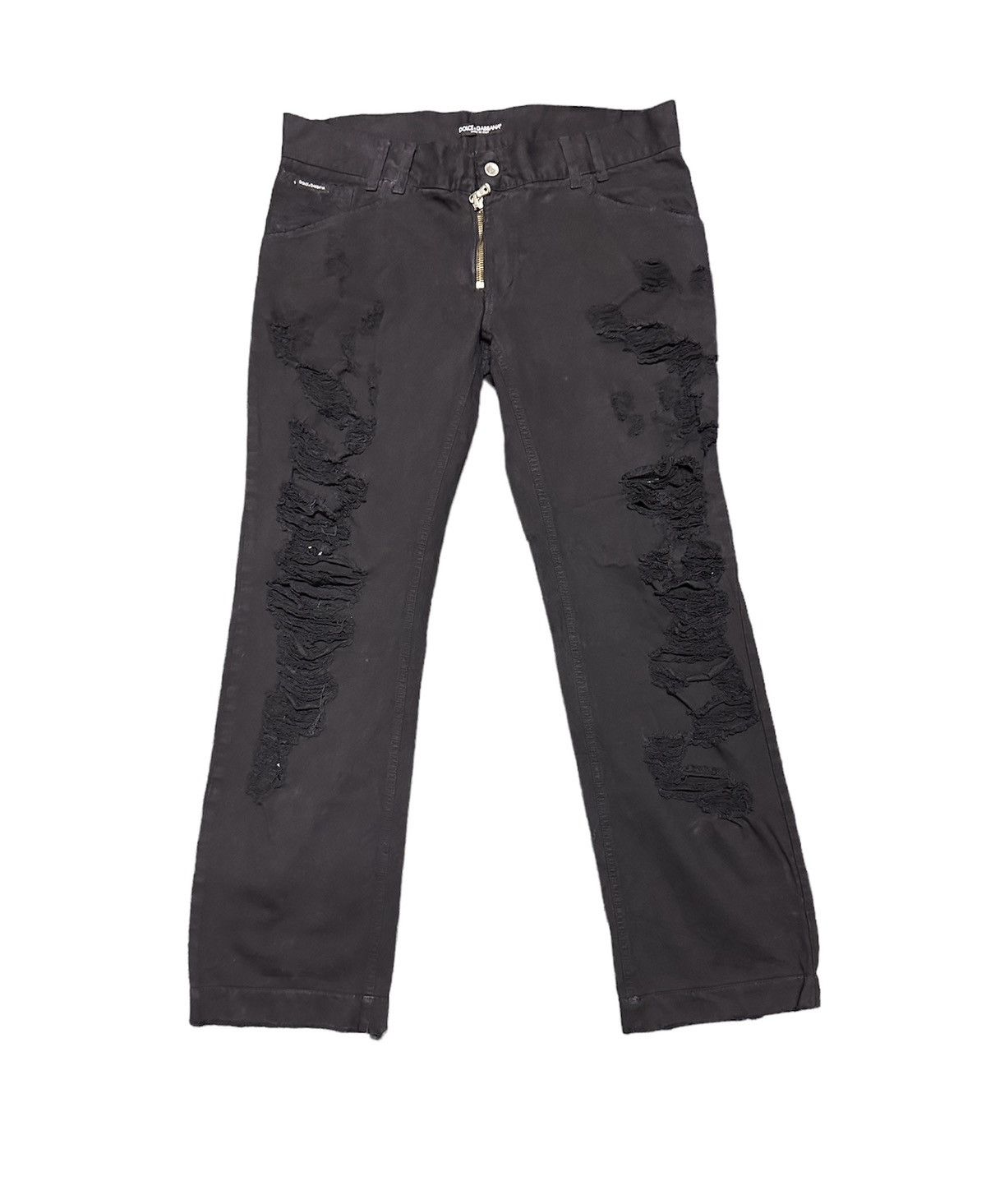 Dolce n gabbana distressed pants