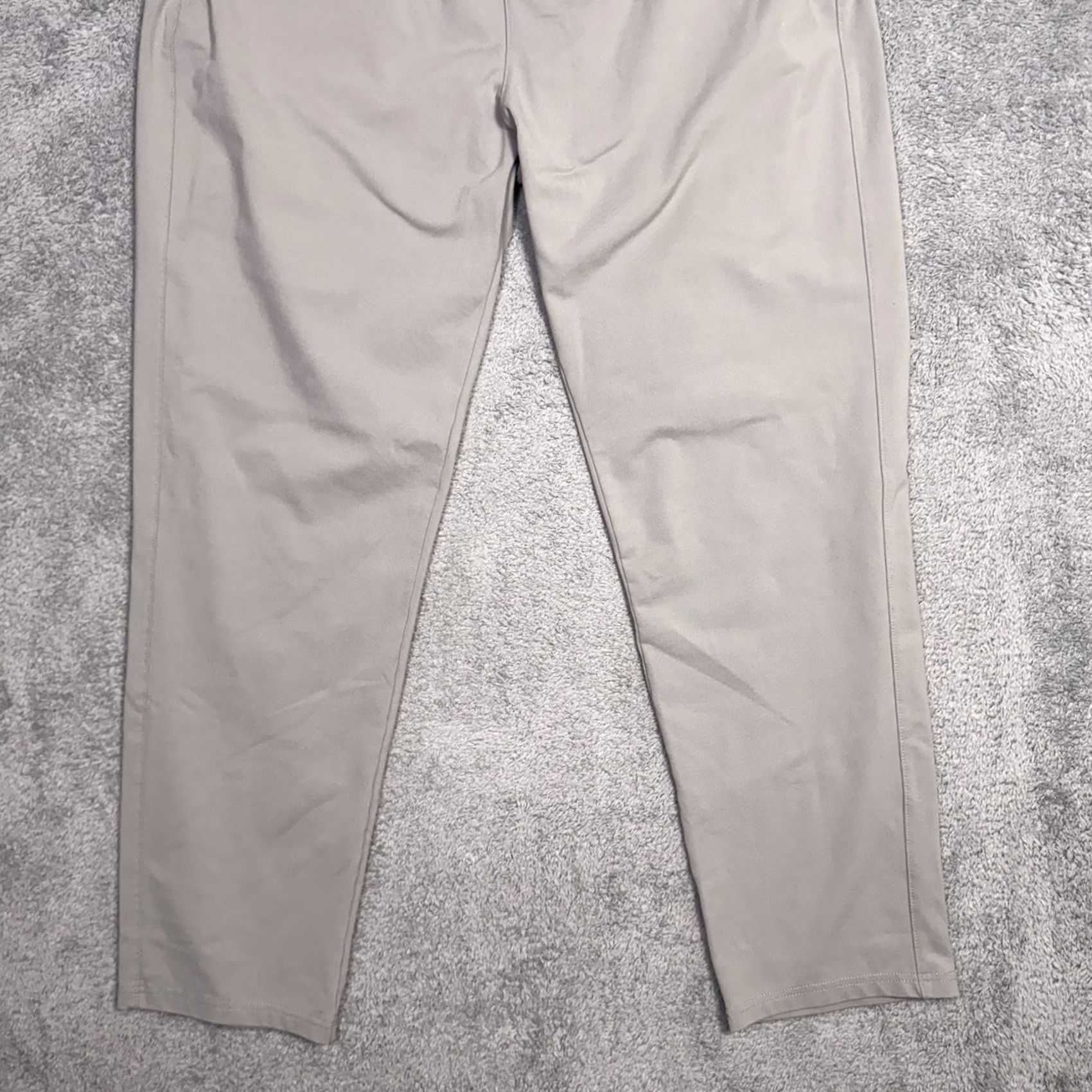 Vintage Public Rec Daymaker Pants Men 38x32 Gray Joggers Casual Workwear Knit Stretch Pockets Drawstring Size US 38 / EU 54 - 2 Thumbnail