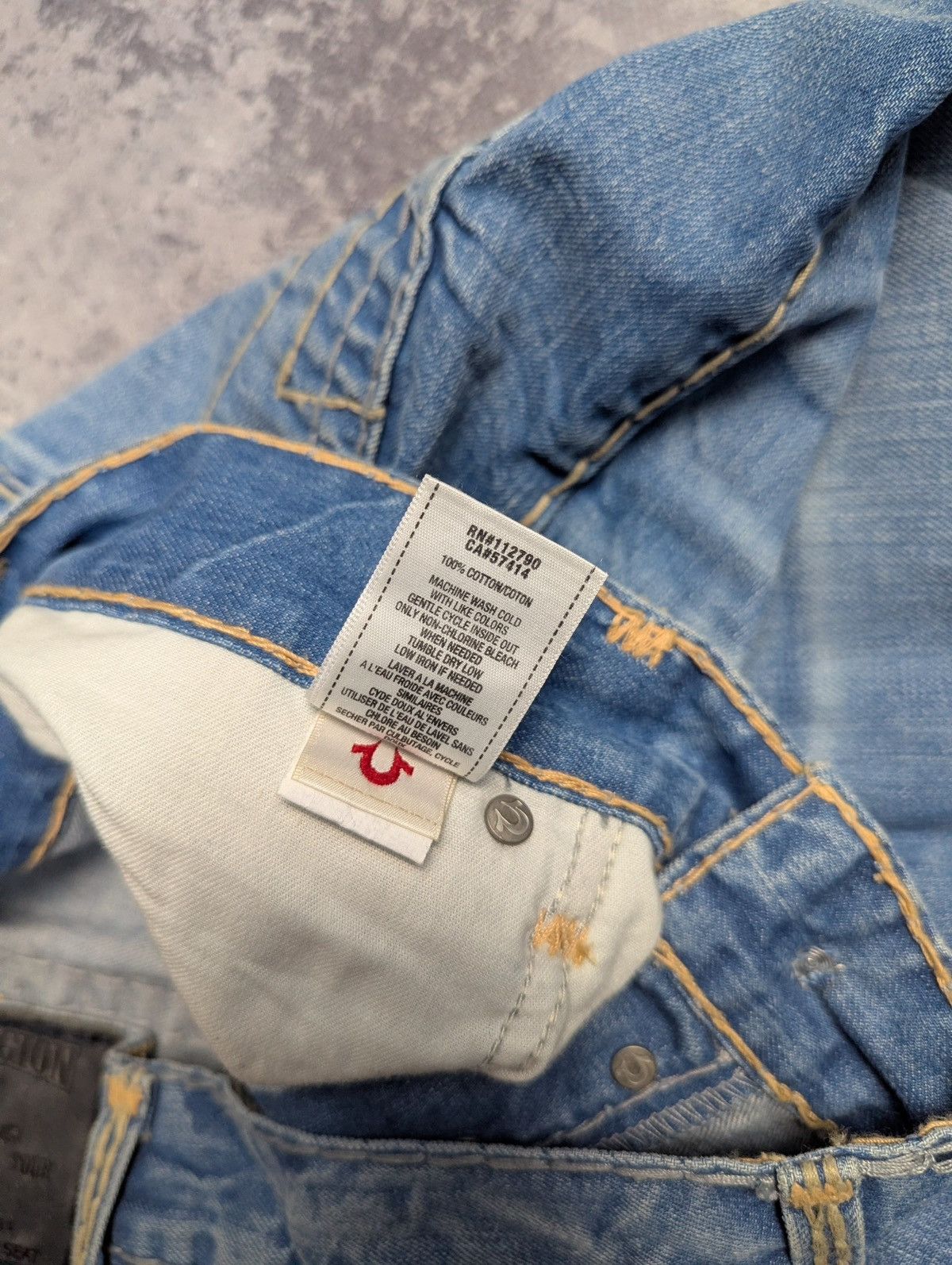 True Religion 💯True religion y2k drip jeans Size US 36 / EU 52 - 7 Thumbnail