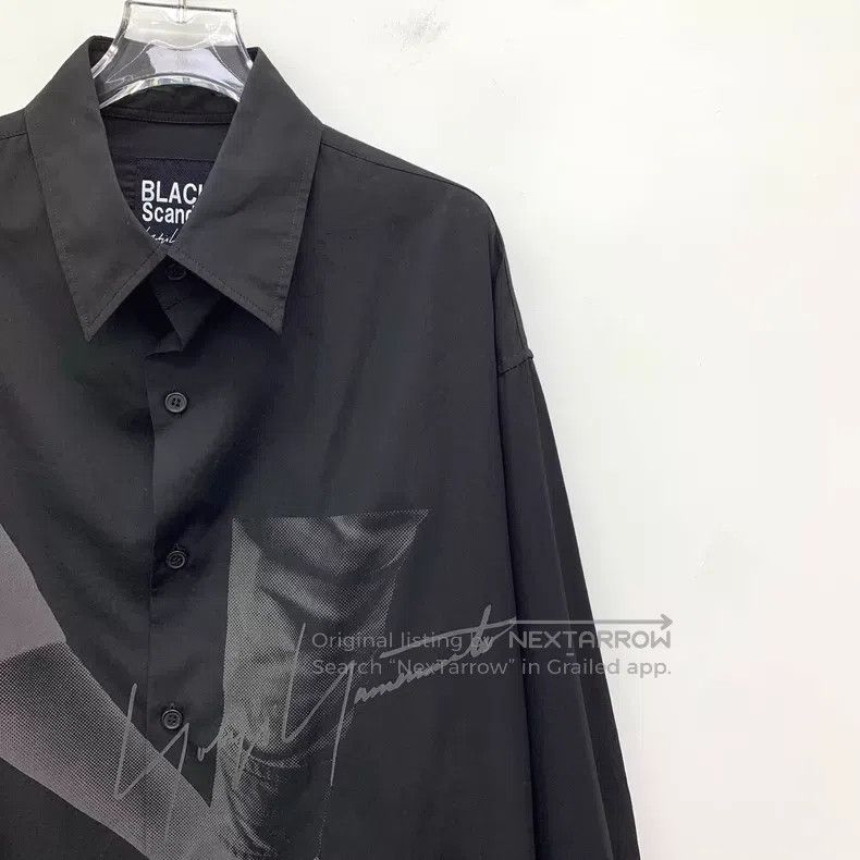 Yohji Yamamoto Yohji Yamamoto Black classic hand-in-hand print cotton lap Size US M / EU 48-50 / 2 - 3 Thumbnail
