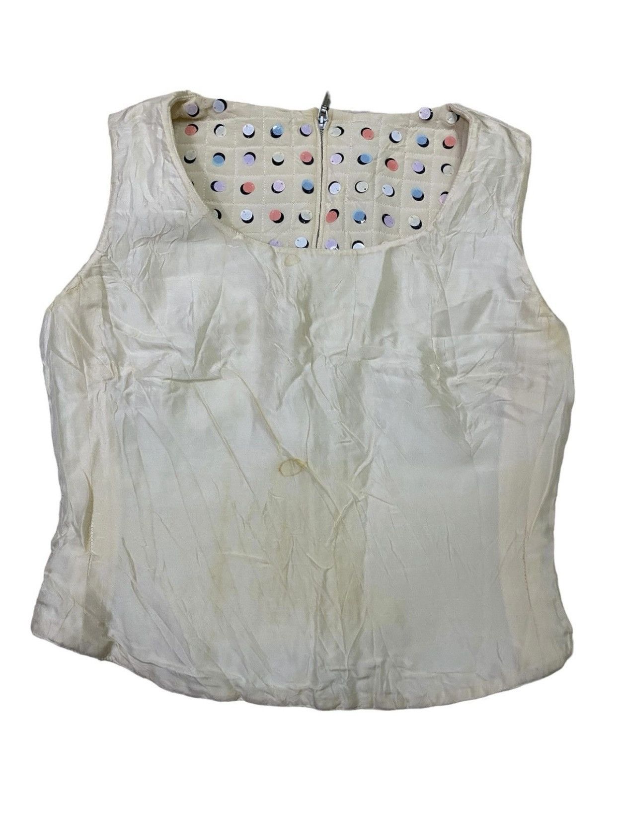 Chanel 💥Chanel Tank Top Zip Shirt Size XS / US 0-2 / IT 36-38 - 12 Thumbnail
