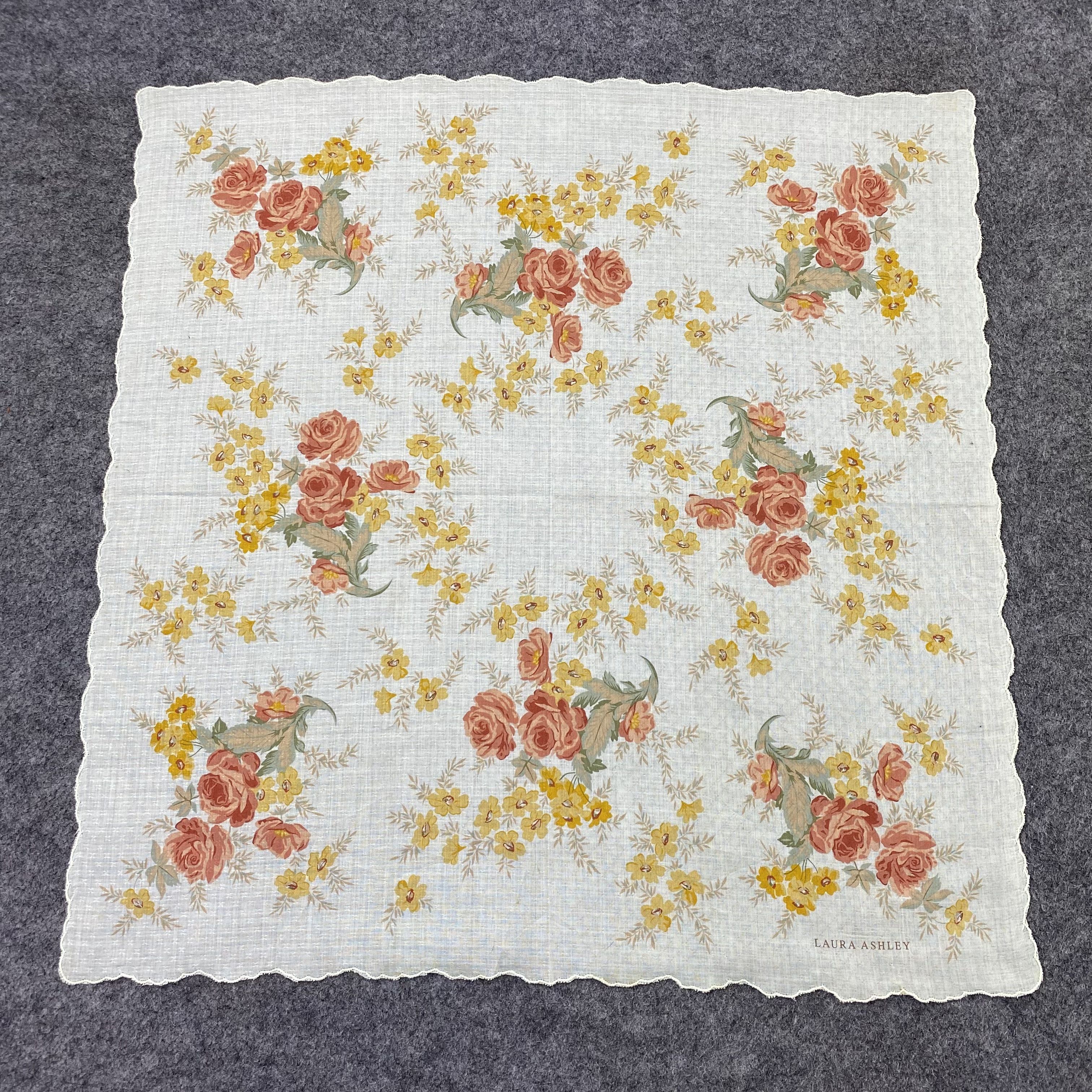 Laura Ashley Laura Ashley Handkerchief Neckerchief Bandana-B1945 Size ONE SIZE - 3 Thumbnail