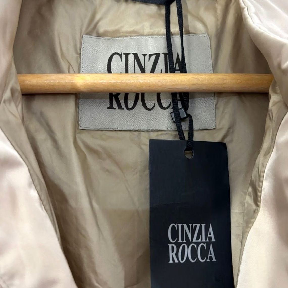 Cinzia Rocca Cinzia Rocca Vest Beige Zip Sleeveless Women Size 6 Solid Italy Made in Italy NWT Size M / US 6-8 / IT 42-44 - 4 Thumbnail