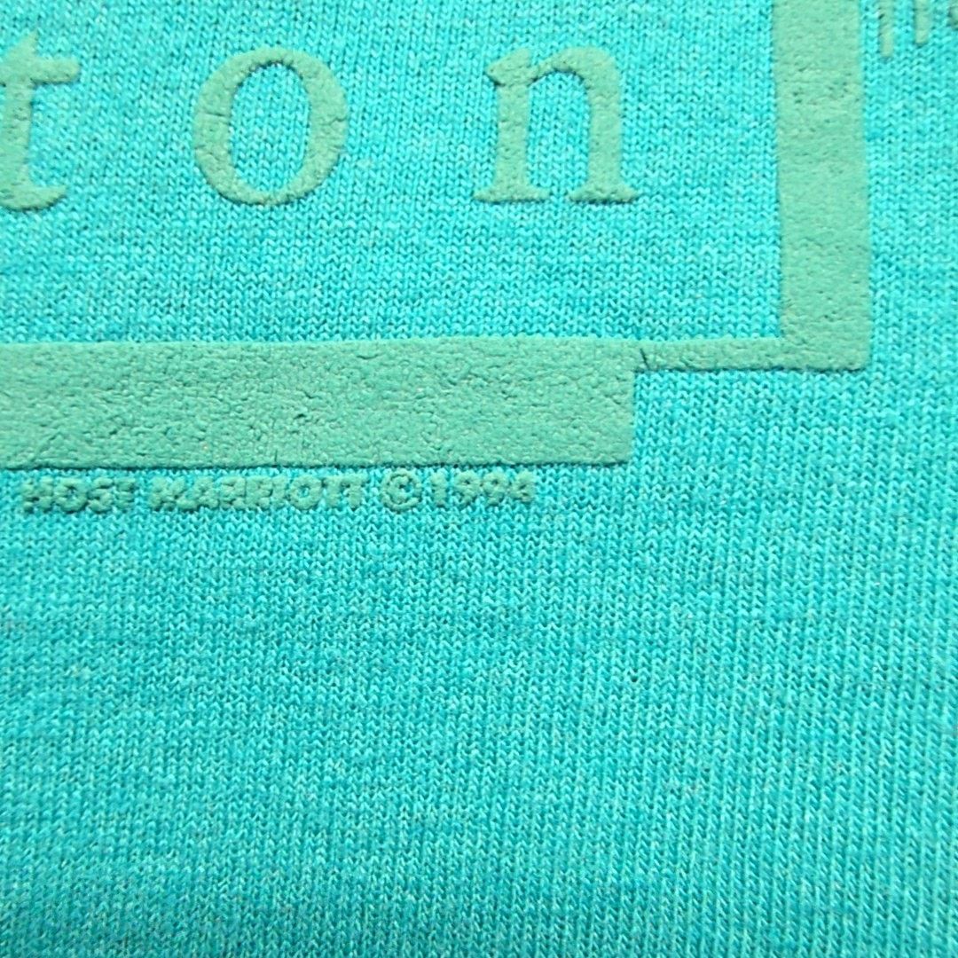 Fruit Of The Loom Vintage Seattle Shirt Turquoise Puff Print Teal Blue M Tee Size US M / EU 48-50 / 2 - 3 Thumbnail