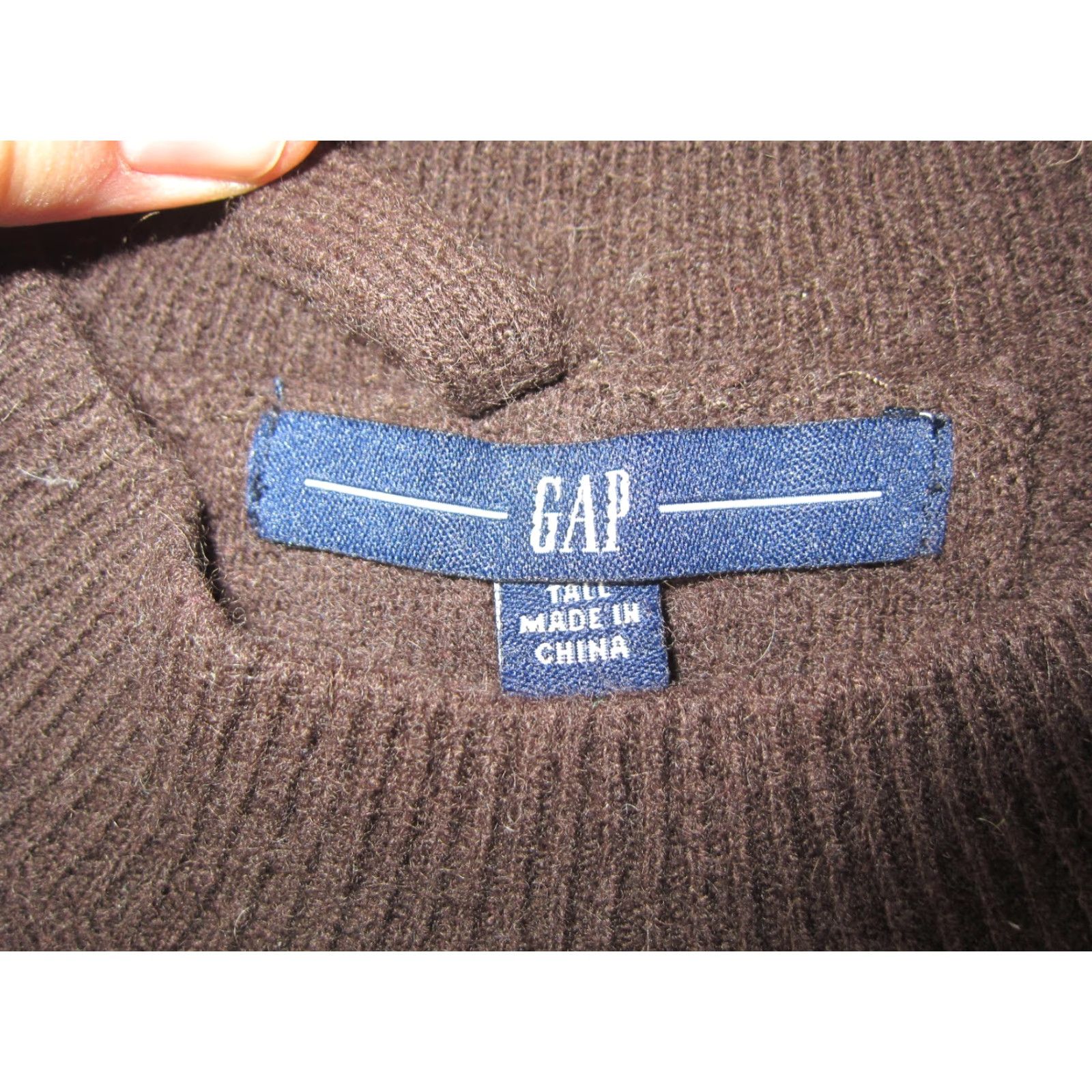 Gap GAP Sweater Women's Small Tall Brown 100% Cashmere Knit Crewneck Long Sleeve Pullover Casual Formal 80s 90s Preppy USA Women Size S / US 4 / IT 40 - 3 Thumbnail