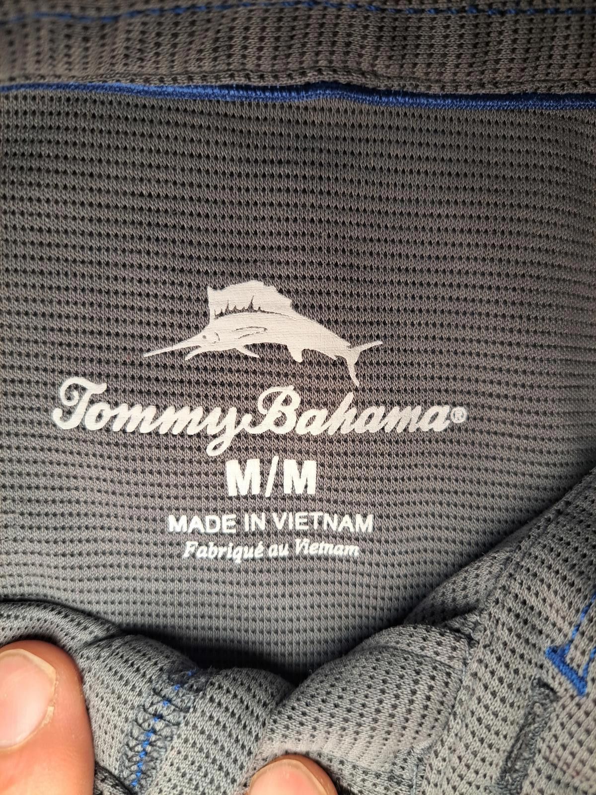 Tommy Bahama Tommy Bahama Polo Shirt Mens Medium Gray Size US M / EU 48-50 / 2 - 2 Thumbnail