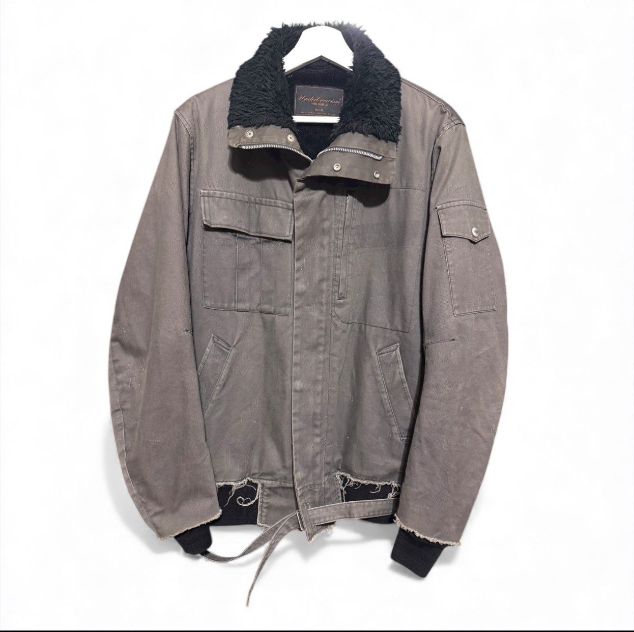 Undercover Undercover AW05 Arts & Crafts Distressed Military Jacket Size US M / EU 48-50 / 2 - 3 Thumbnail