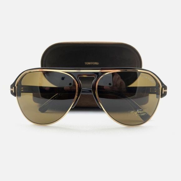 image of NWT Tom Ford Marshall Ft0929 - 52J Sunglasses in Brown, Men's