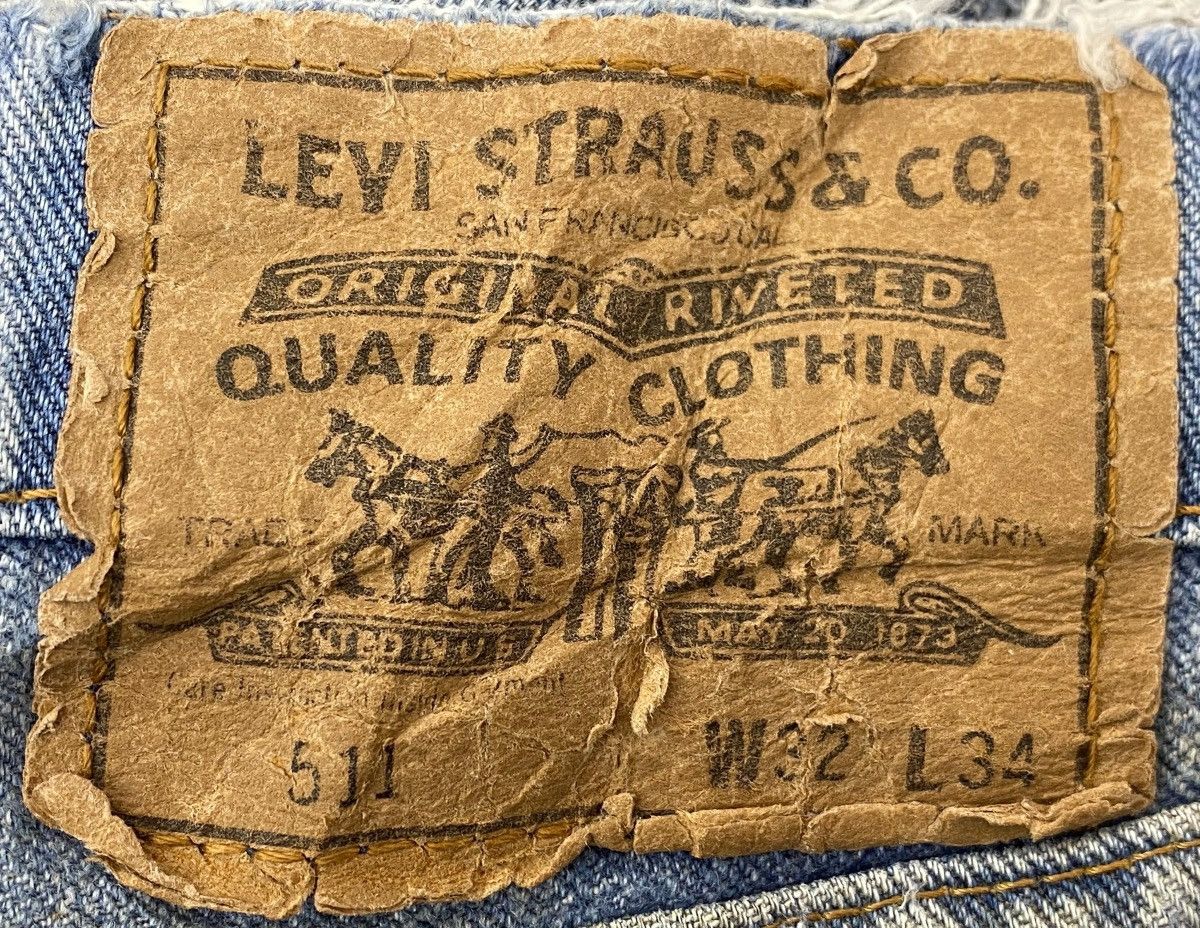 Levi's Levi’s-Faded Light Wash Style Straight Leg Jeans Size US 28 / EU 44 - 13 Thumbnail