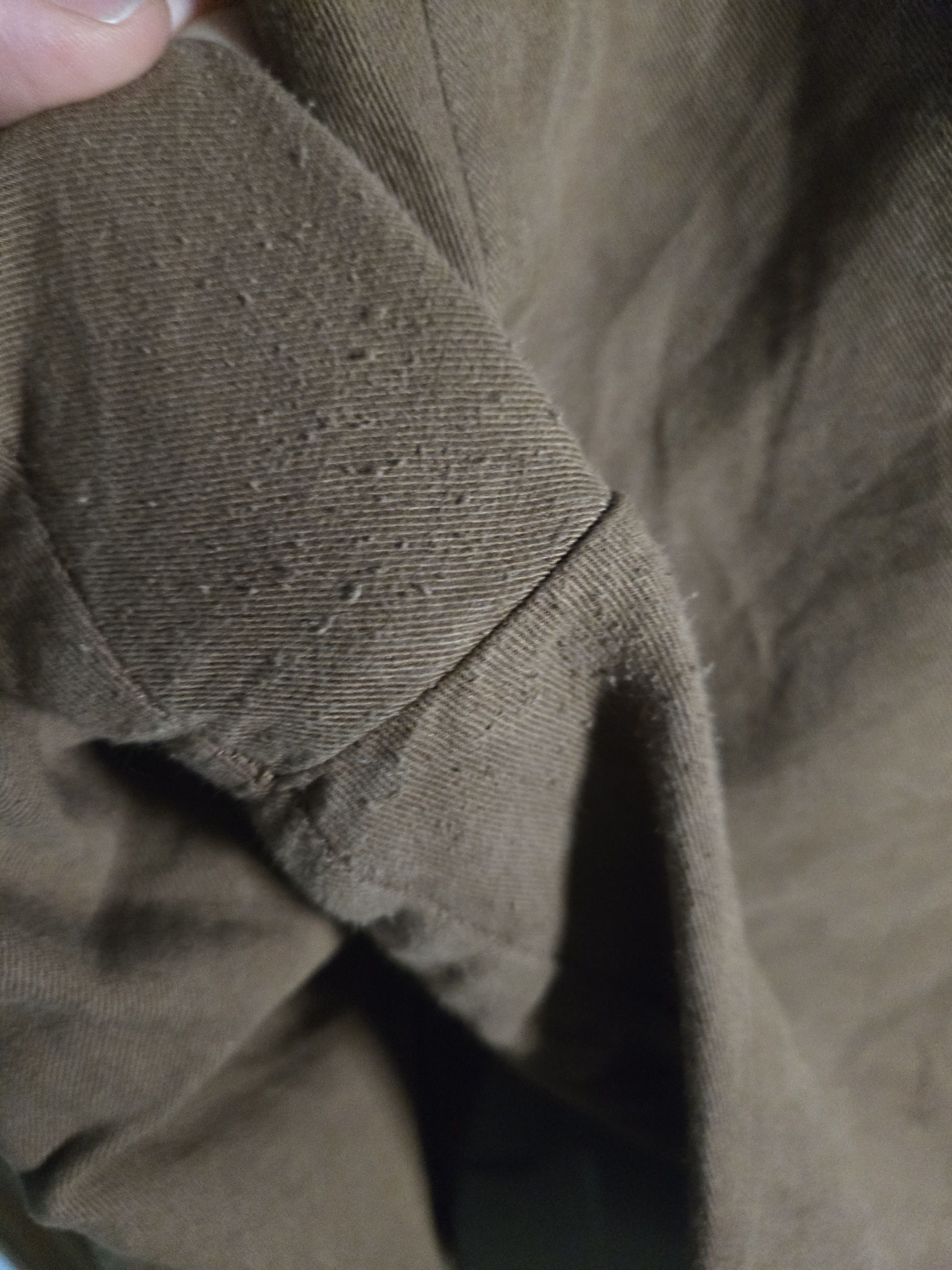 WYTHE Pleated Cotton Linen Twill Chino - Churro Brown - 36-38 Size US 38 / EU 54 - 3 Thumbnail
